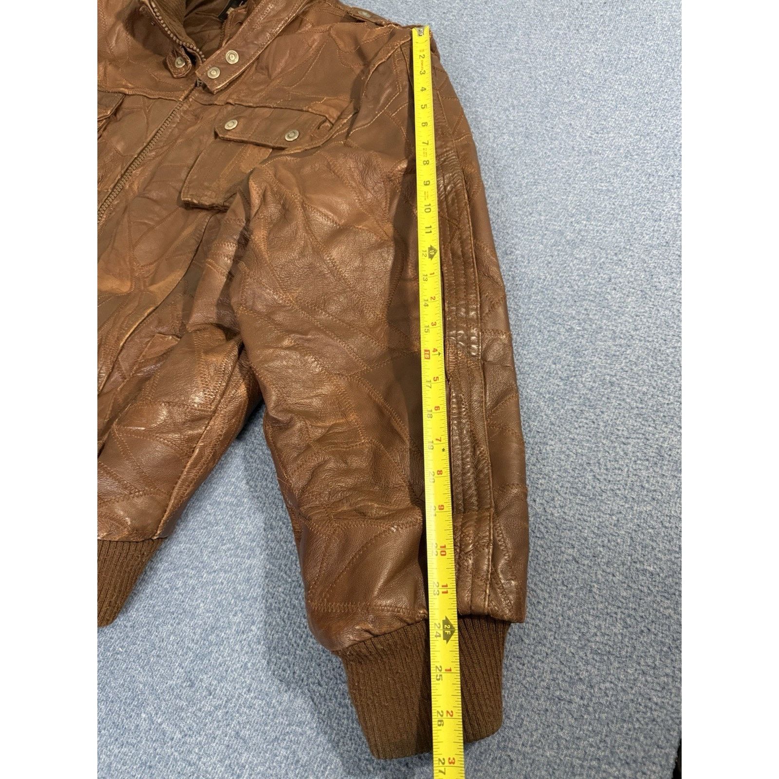 Other Mens Legacy Original Leather Wear Brown Patterned Jacket 4XL Size US XXL / EU 58 / 5 - 6 Thumbnail