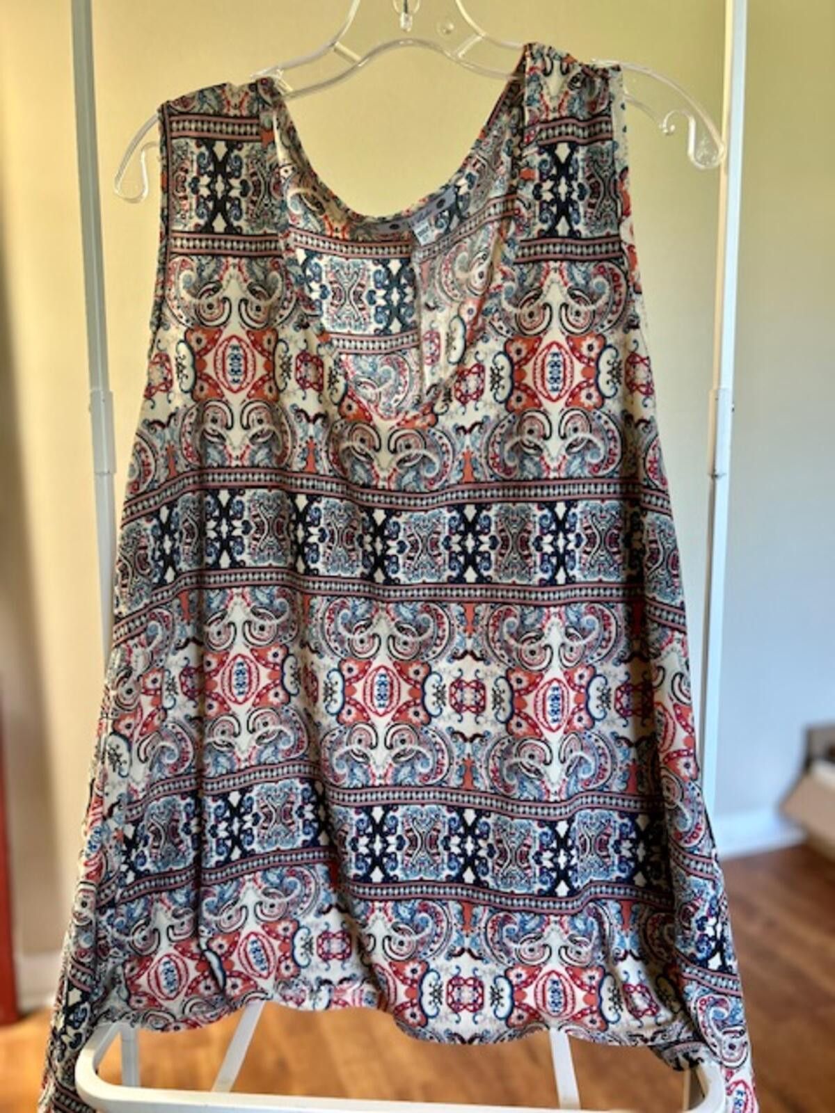 Wild Things Wilde 2X Sleeveless Printed Tank Top Size XS / US 0-2 / IT 36-38 - 1 Thumbnail