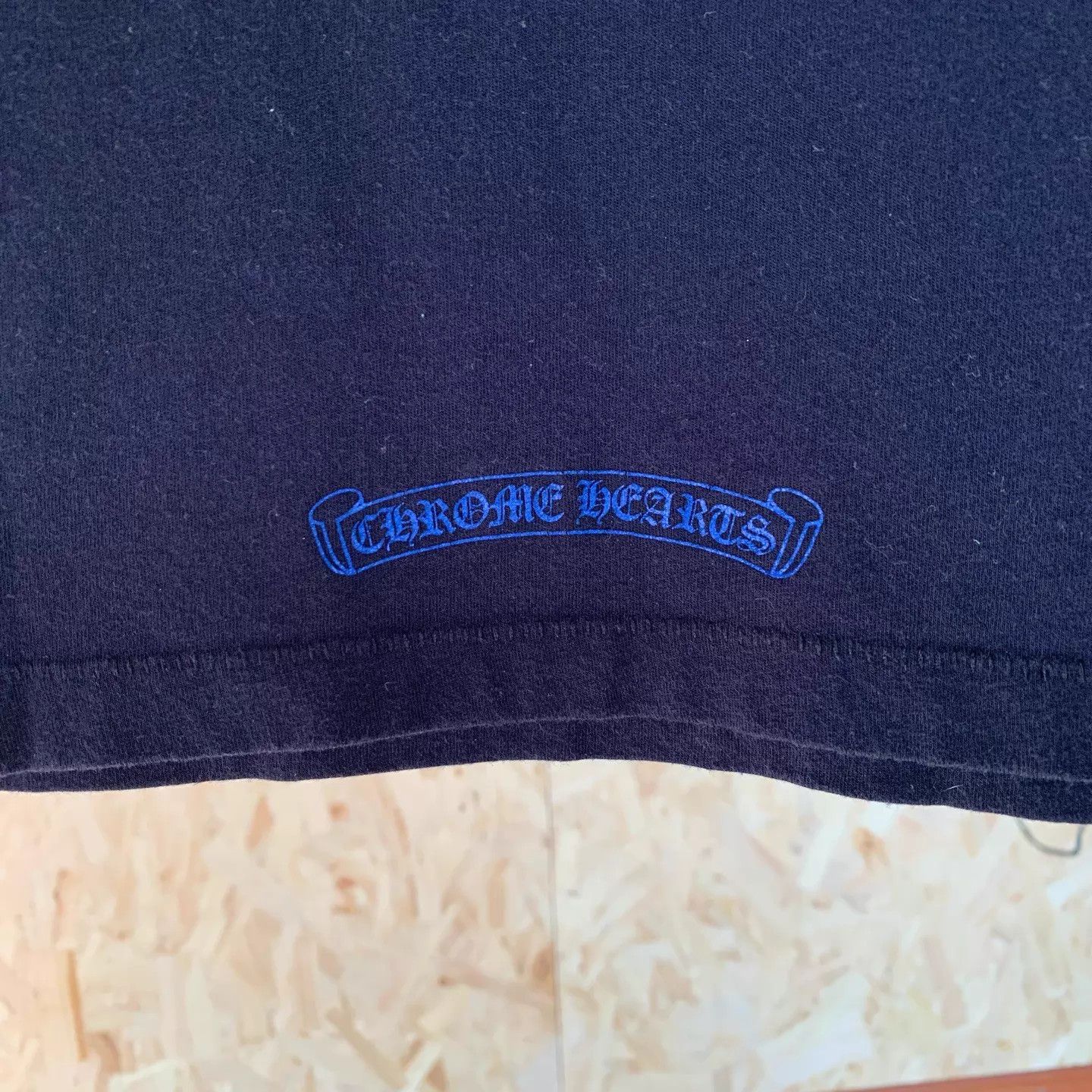 Chrome Hearts Chrome Hearts Black Blue Horseshoe Vine Cross Tee Size M / US 6-8 / IT 42-44 - 8 Thumbnail
