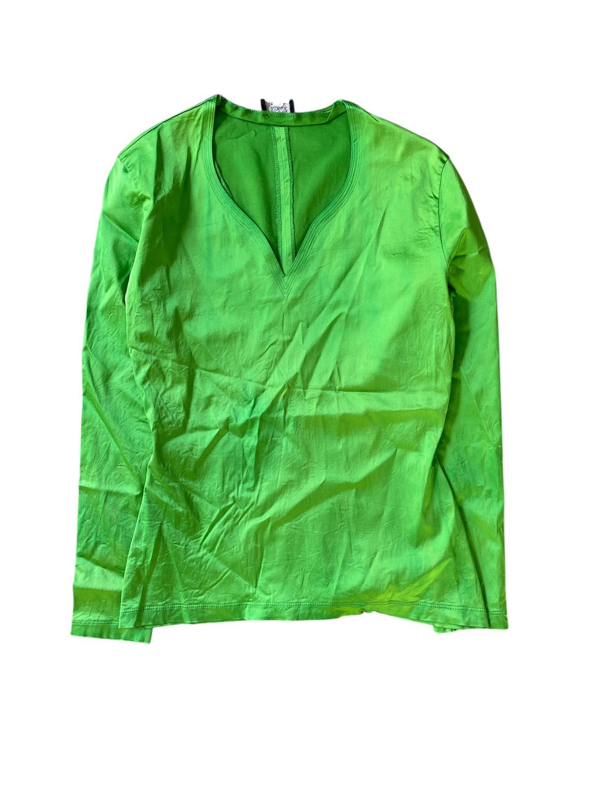 Versace 1990s Gren Glamours Rayon Size S / US 4 / IT 40 - 1 Thumbnail