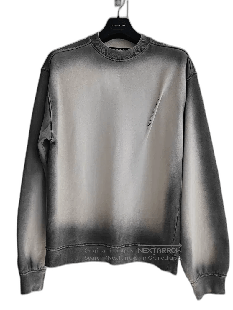 Y/Project Y Project Distressed Slogan Sweatshirt. Size US L / EU 52-54 / 3 - 1 Thumbnail