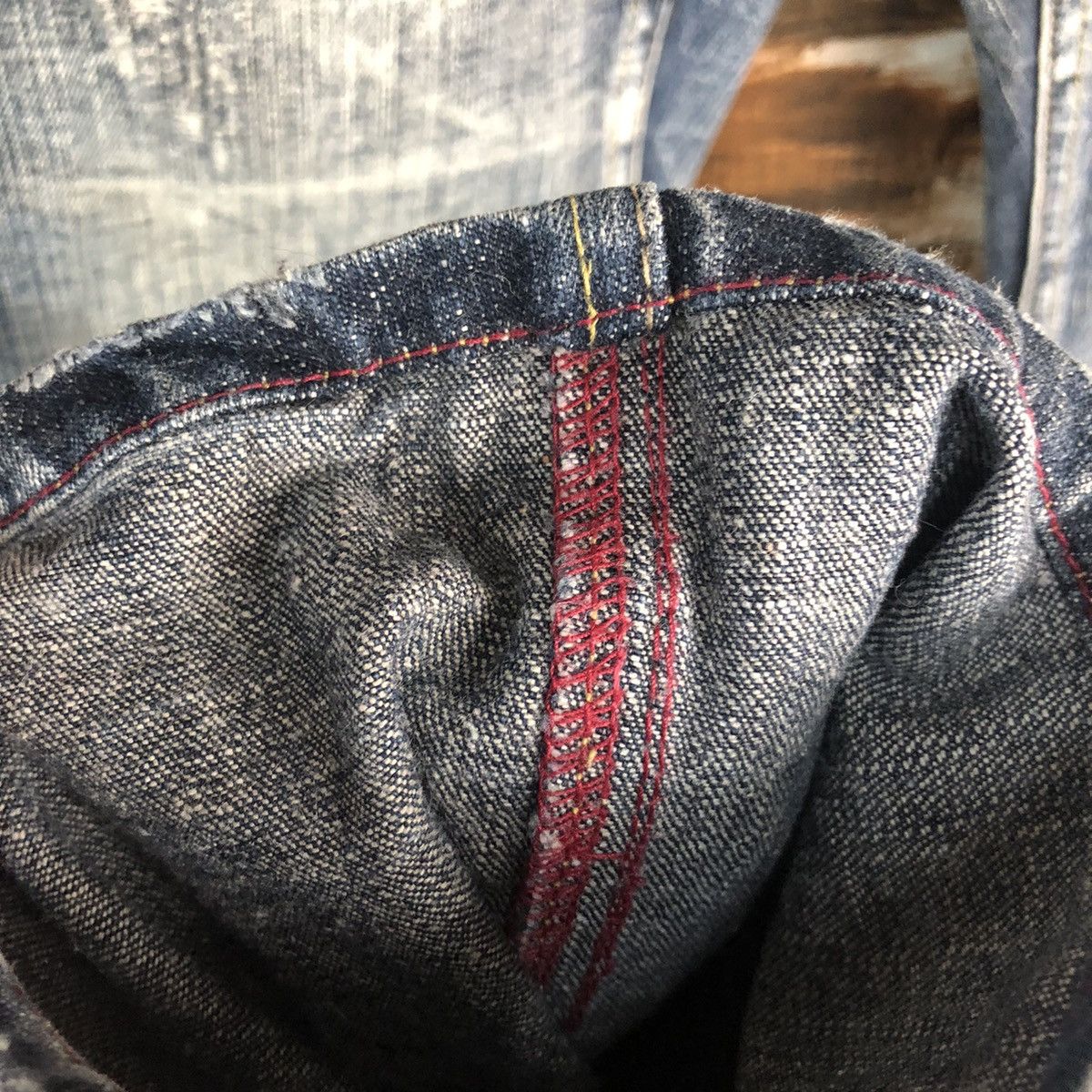 Japanese Brand DL Japanese Brand Blue Denim Pants #C633 Size US 31 - 10 Thumbnail