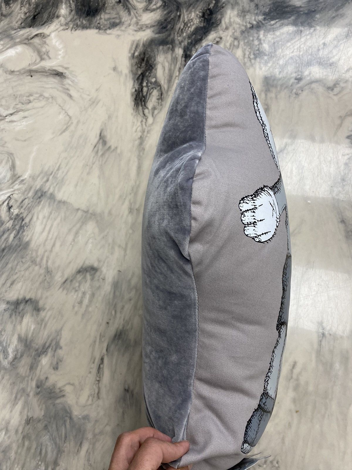 Kaws Kaws Holiday Hong Kong Cushion Grey authentic pillow Size ONE SIZE - 4 Thumbnail