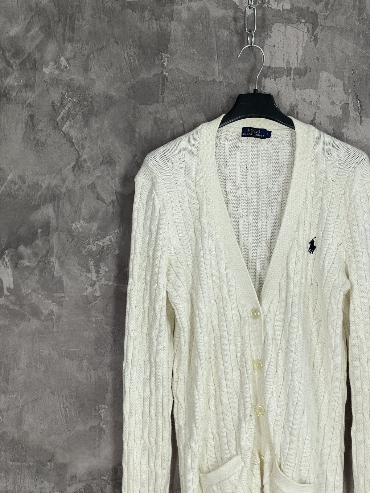Polo Ralph Lauren × Vintage POLO RALPH LAUREN KNIT SWEATER CARDIGAN VINTAGE Y2K JUMPER Size L / US 10 / IT 46 - 3 Thumbnail