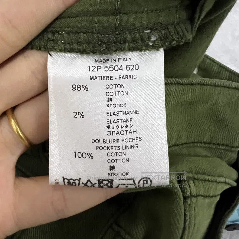 Givenchy Givenchy Green Slim Fit Denim Pants Size US 38 / EU 54 - 3 Thumbnail