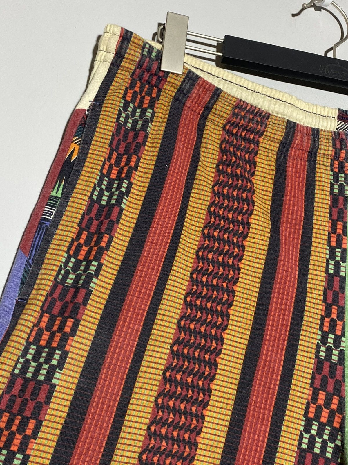 Nike 🔥 VINTAGE 90s NIKE ALL OVERPRINT RARE BASKETBALL SHORTS Size US 34 / EU 50 - 4 Thumbnail