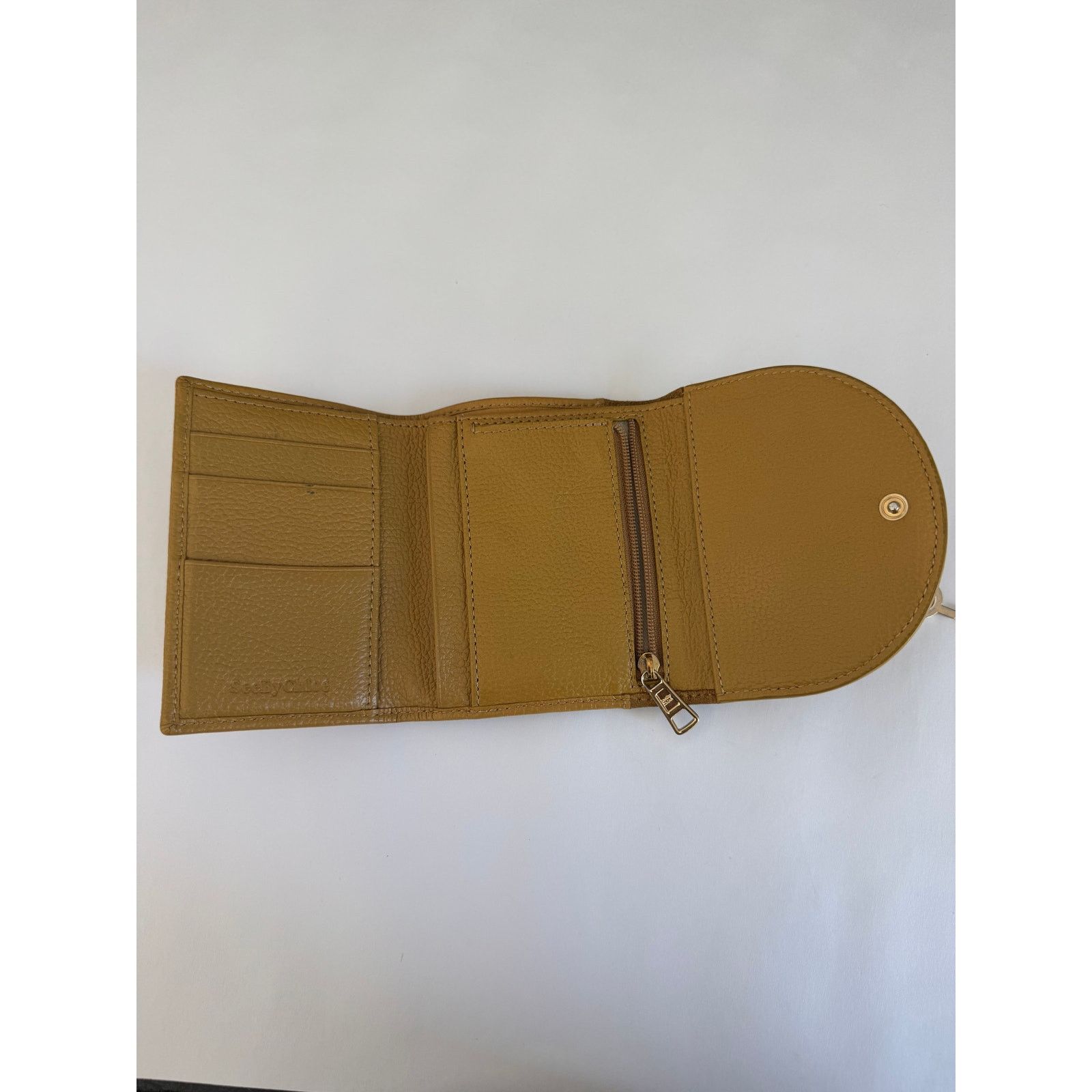 Chloe Hana Compact Wallet Beige—See By Chloé Size ONE SIZE - 4 Thumbnail