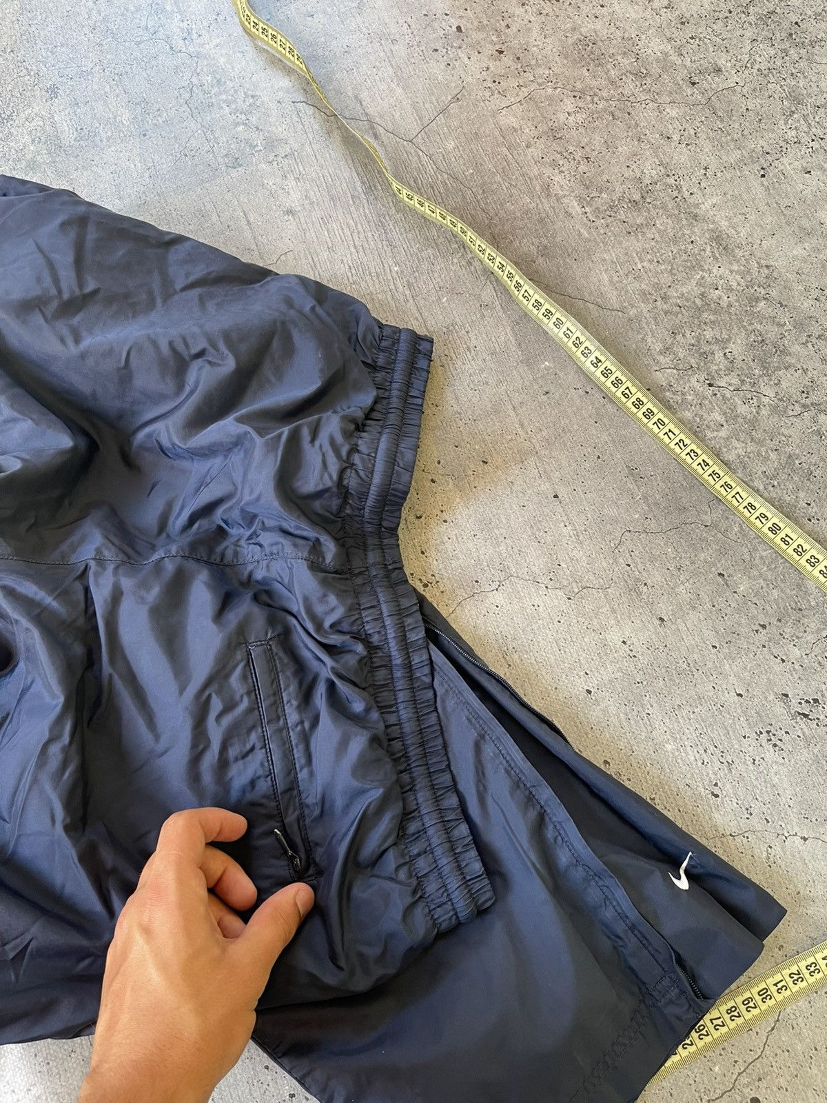 Nike Vintage 90’s Nike Nylon Drill Swosh Track Pants Size US 32 / EU 48 - 9 Thumbnail