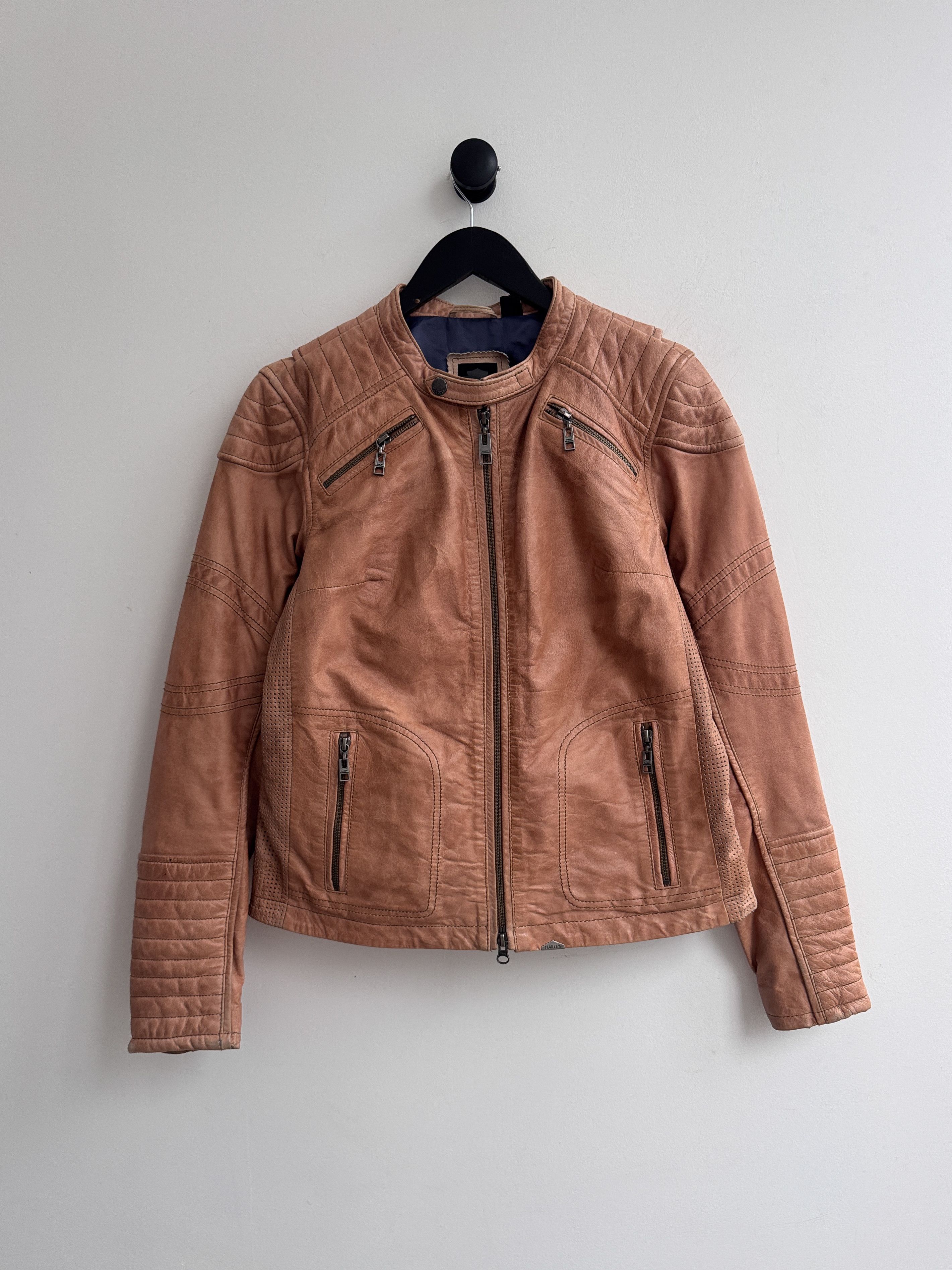 Harley Davidson Harley Davidson Real Leather Jacket Size L / US 10 / IT 46 - 1 Thumbnail