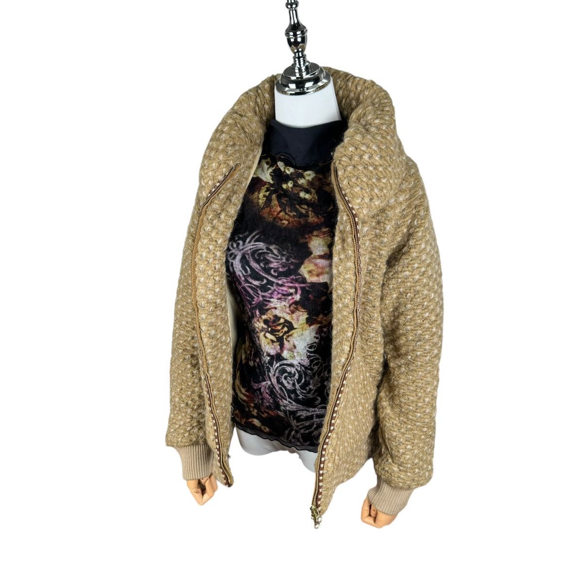Tsumori Chisato ☀️TSUMORI CHISATO DEEP PILE ZIPPER SWEATER Size M / US 6-8 / IT 42-44 - 3 Thumbnail
