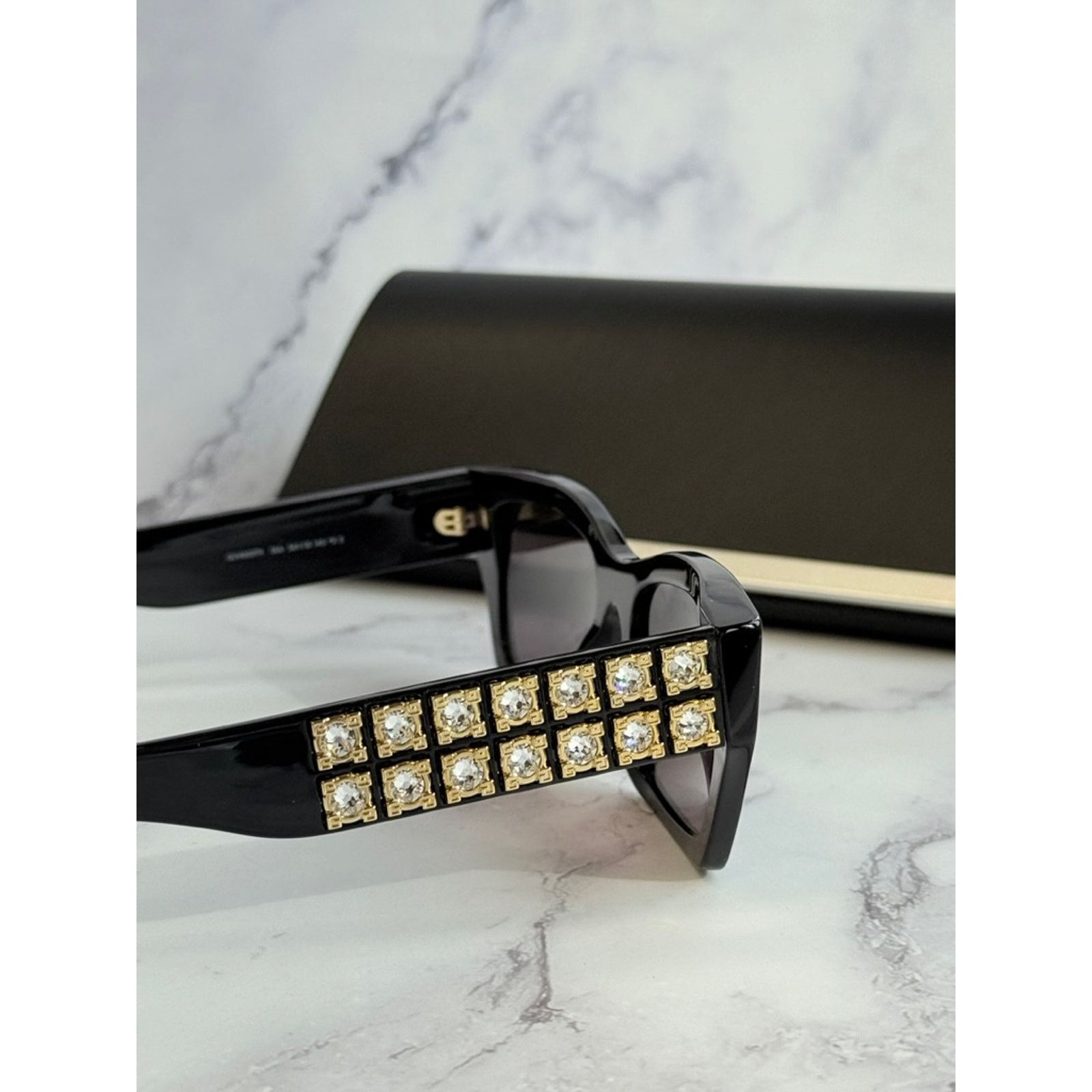 Givenchy NEW Givenchy GV40077I Cat Eye Black Crystal Sunglasses $700 Size ONE SIZE - 6 Thumbnail