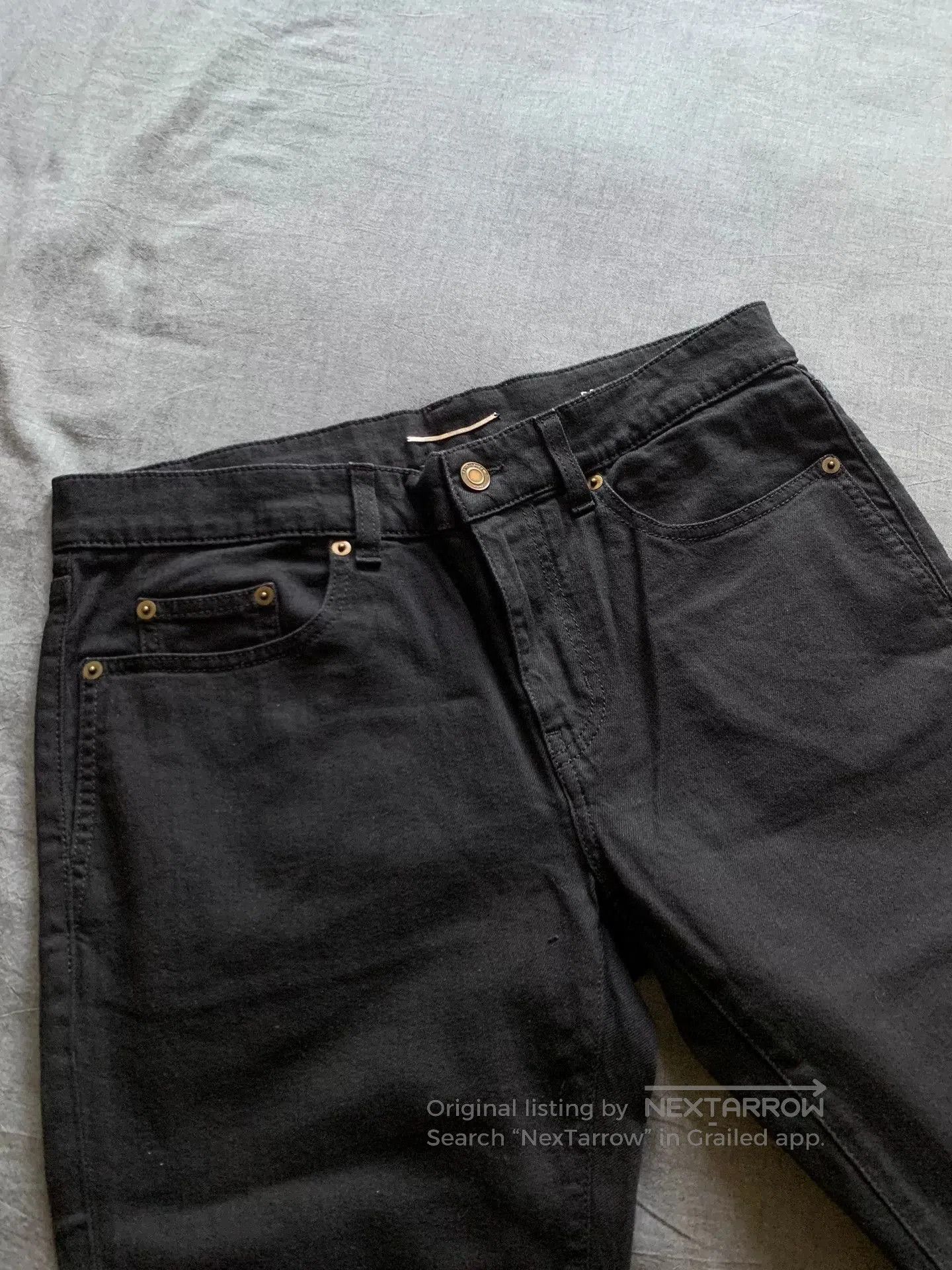 Saint Laurent Paris Saint Laurent SLP Washed Distressed Jeans. Size US 32 / EU 48 - 3 Thumbnail