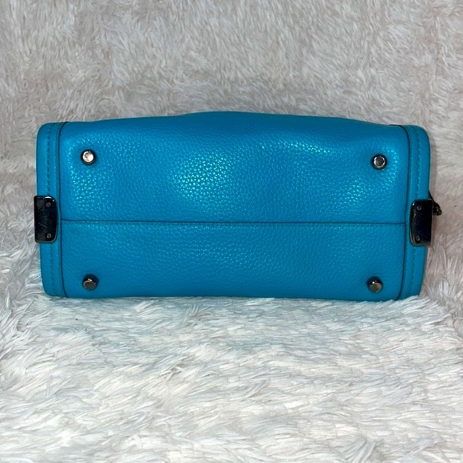 Coach Coach Swagger 27 Satchel Crossbody + Wallet Set Turquoise Size ONE SIZE - 9 Thumbnail