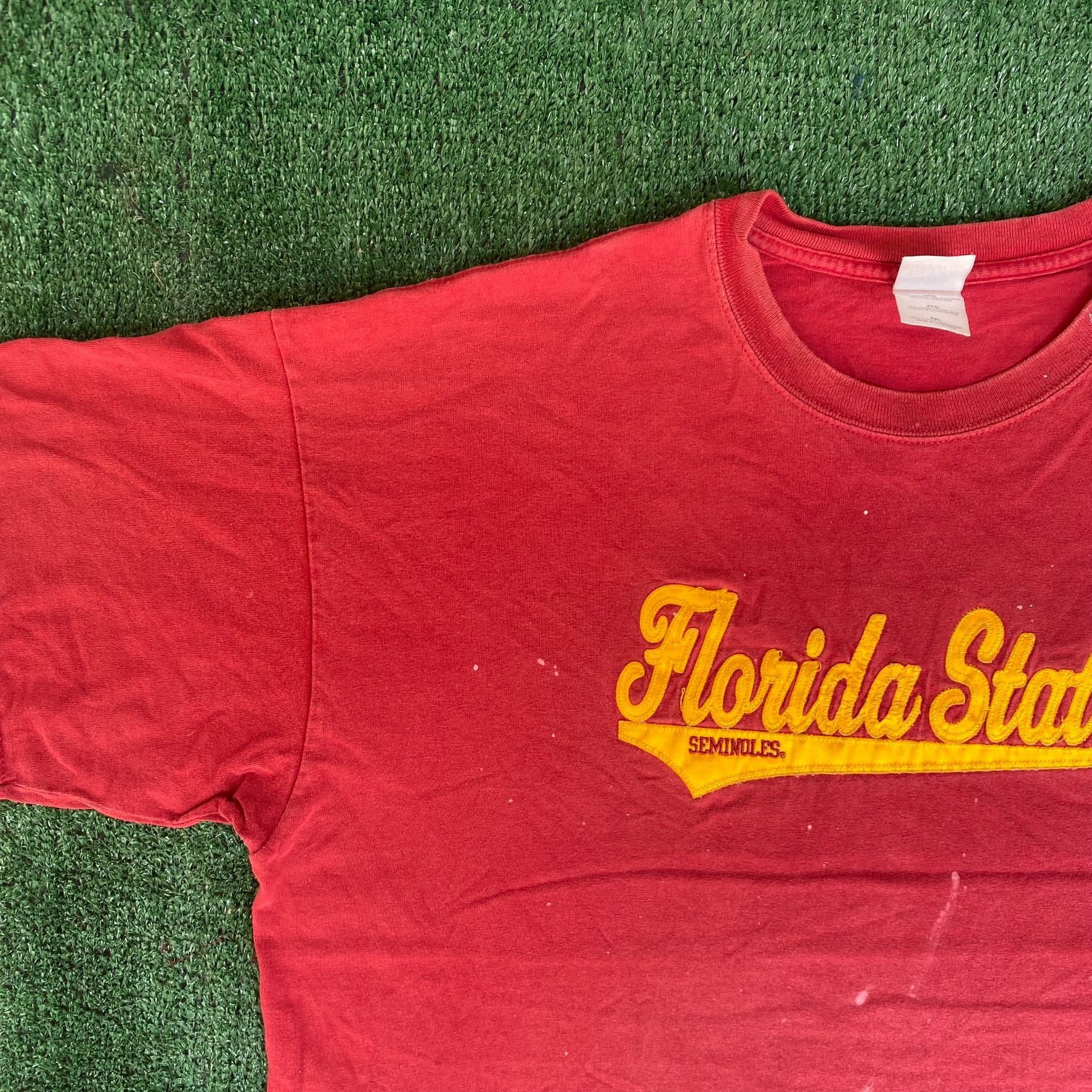 Gildan Vintage Y2K Florida State University Shirt FSU College Tee Size US XXL / EU 58 / 5 - 2 Thumbnail