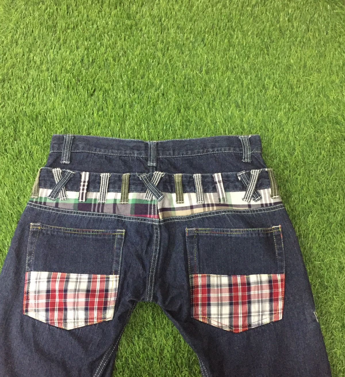 PPFM double waist dominate handcrafted punk style jeans Size US 32 / EU 48 - 7 Thumbnail