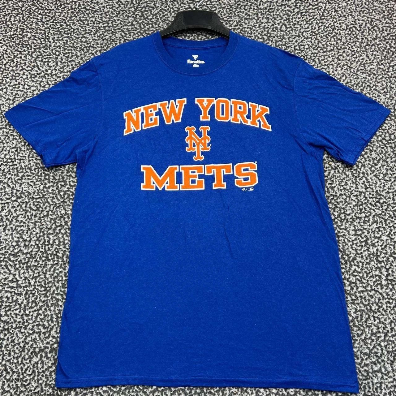 Other New York Mets Shirt Men Blue Short Sleeve Crew Neck New L Size US L / EU 52-54 / 3 - 1 Thumbnail
