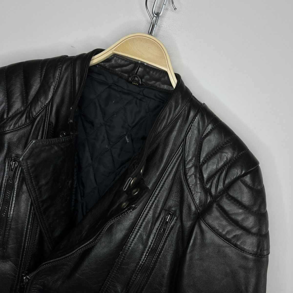 Vintage Moto Vintage Racing Leather Jacket Ramones Biker 90s Punk Size US M / EU 48-50 / 2 - 4 Thumbnail