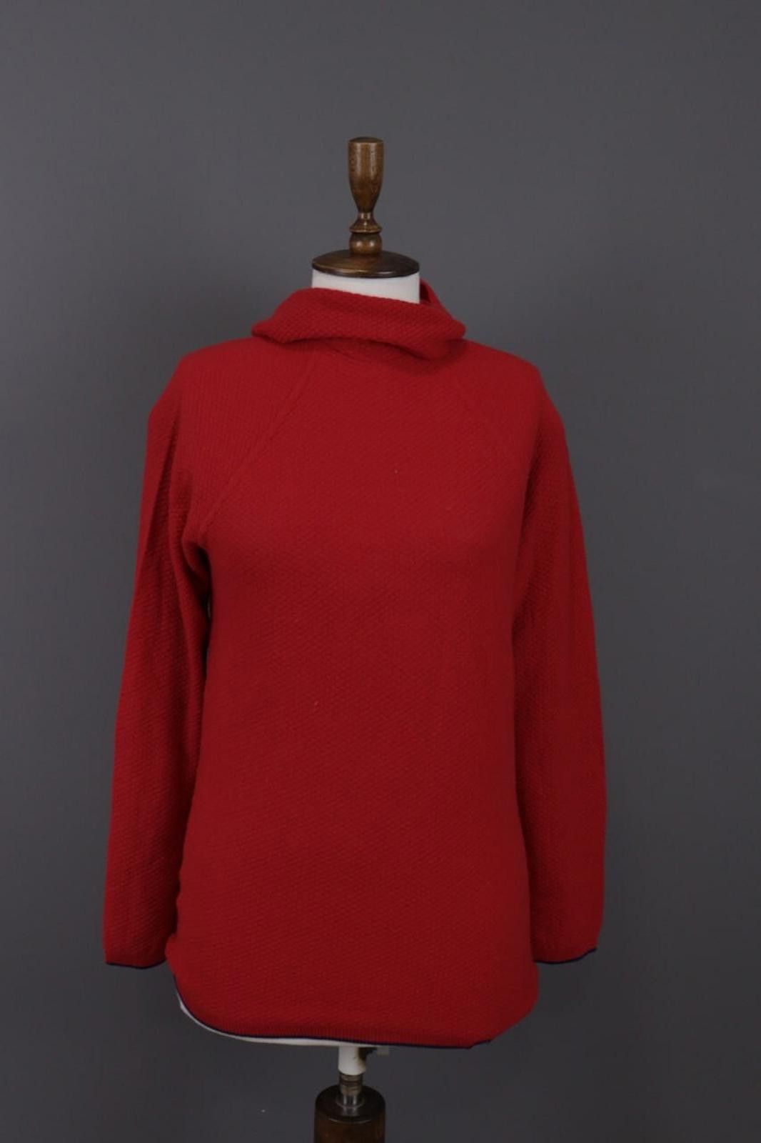 Patagonia Patagonia Red Lagenlook Turtle Neck Hooded Jacket Size M Size M / US 6-8 / IT 42-44 - 1 Thumbnail