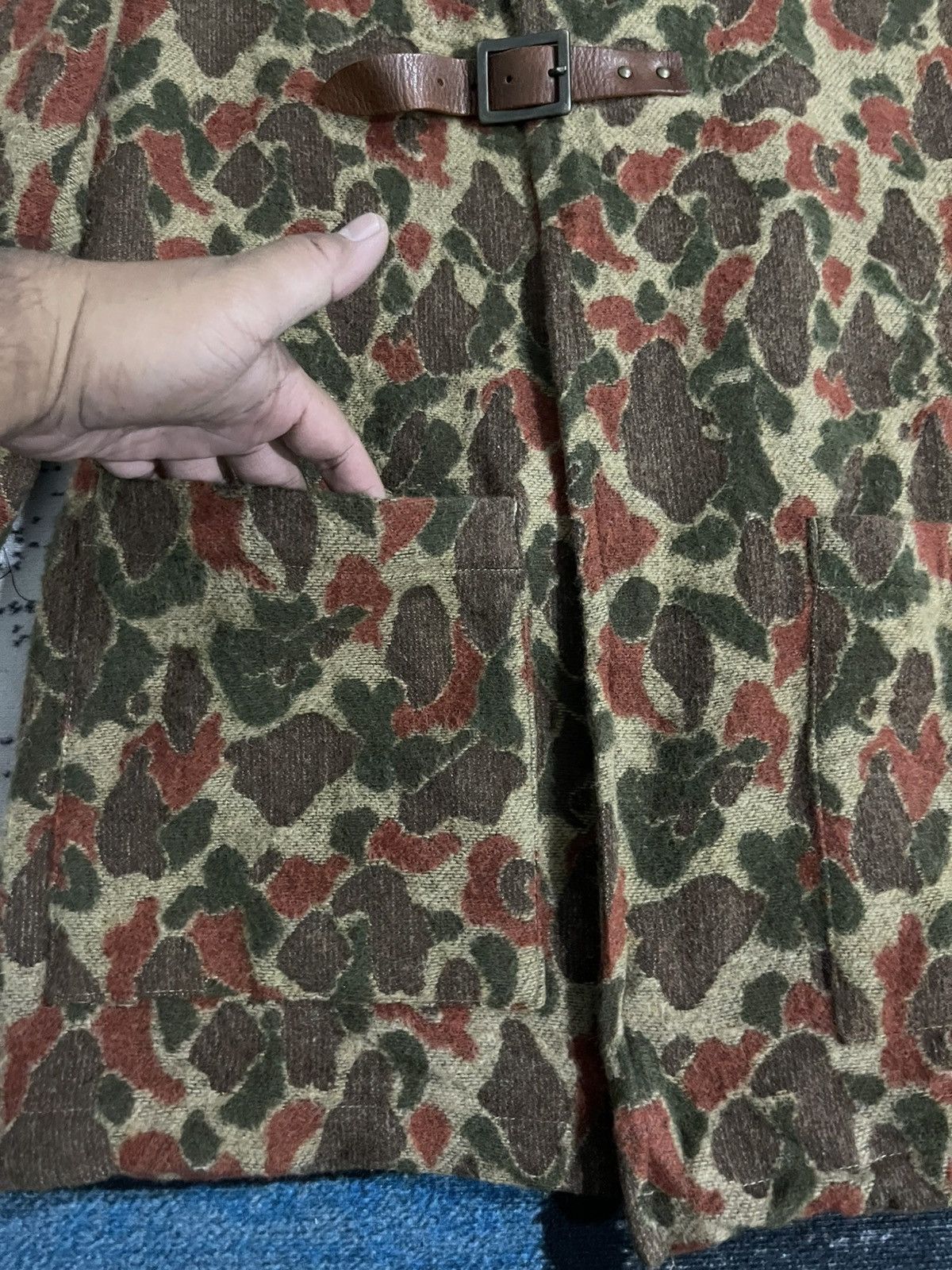 URBAN RESEARCH DOORS × Vintage Vintage Red Seam Urban Research Duck Camo Jacket Size US L / EU 52-54 / 3 - 6 Thumbnail