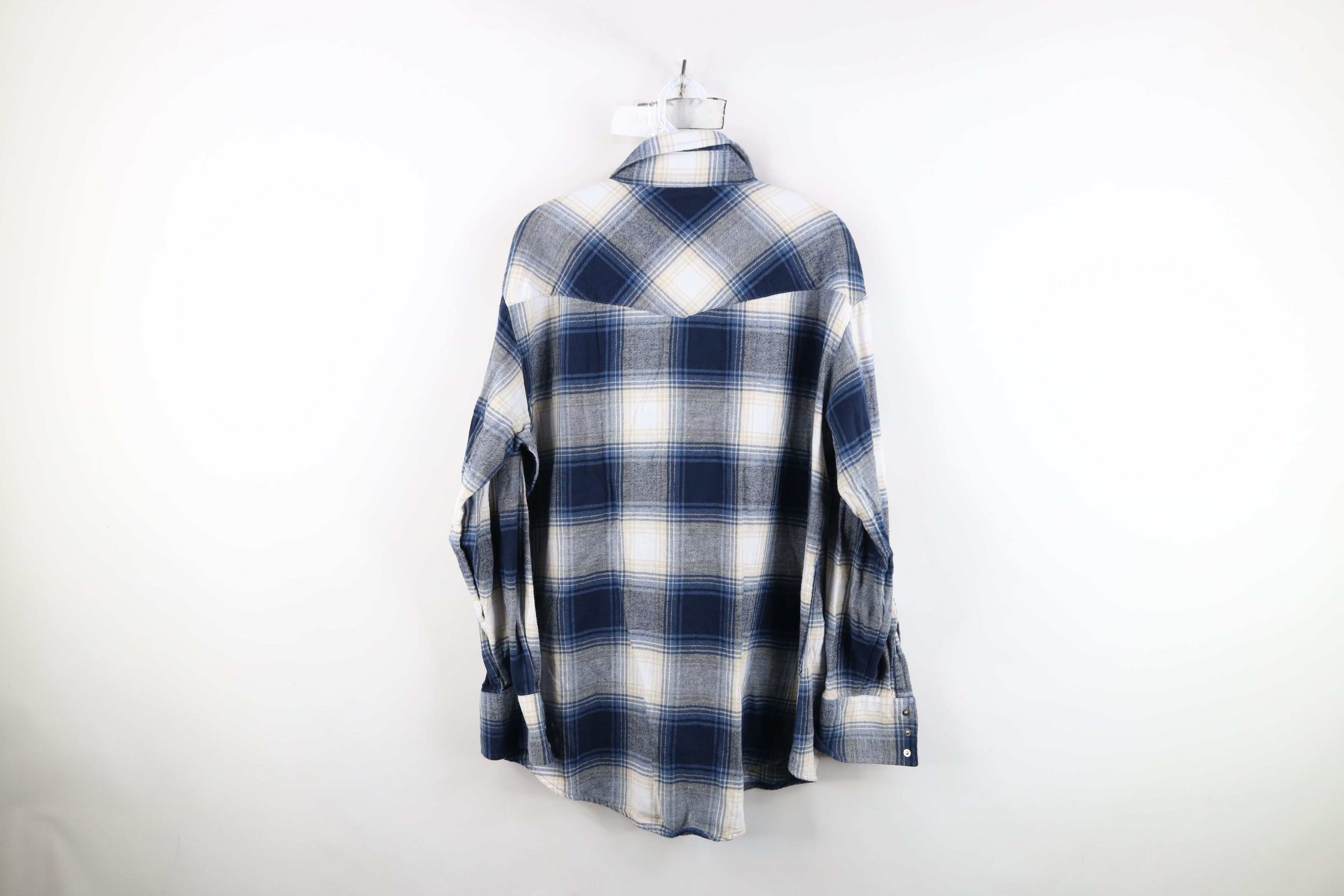 Vintage Vintage 90s Streetwear Rodeo Flannel Button Shirt Plaid Size US L / EU 52-54 / 3 - 11 Thumbnail
