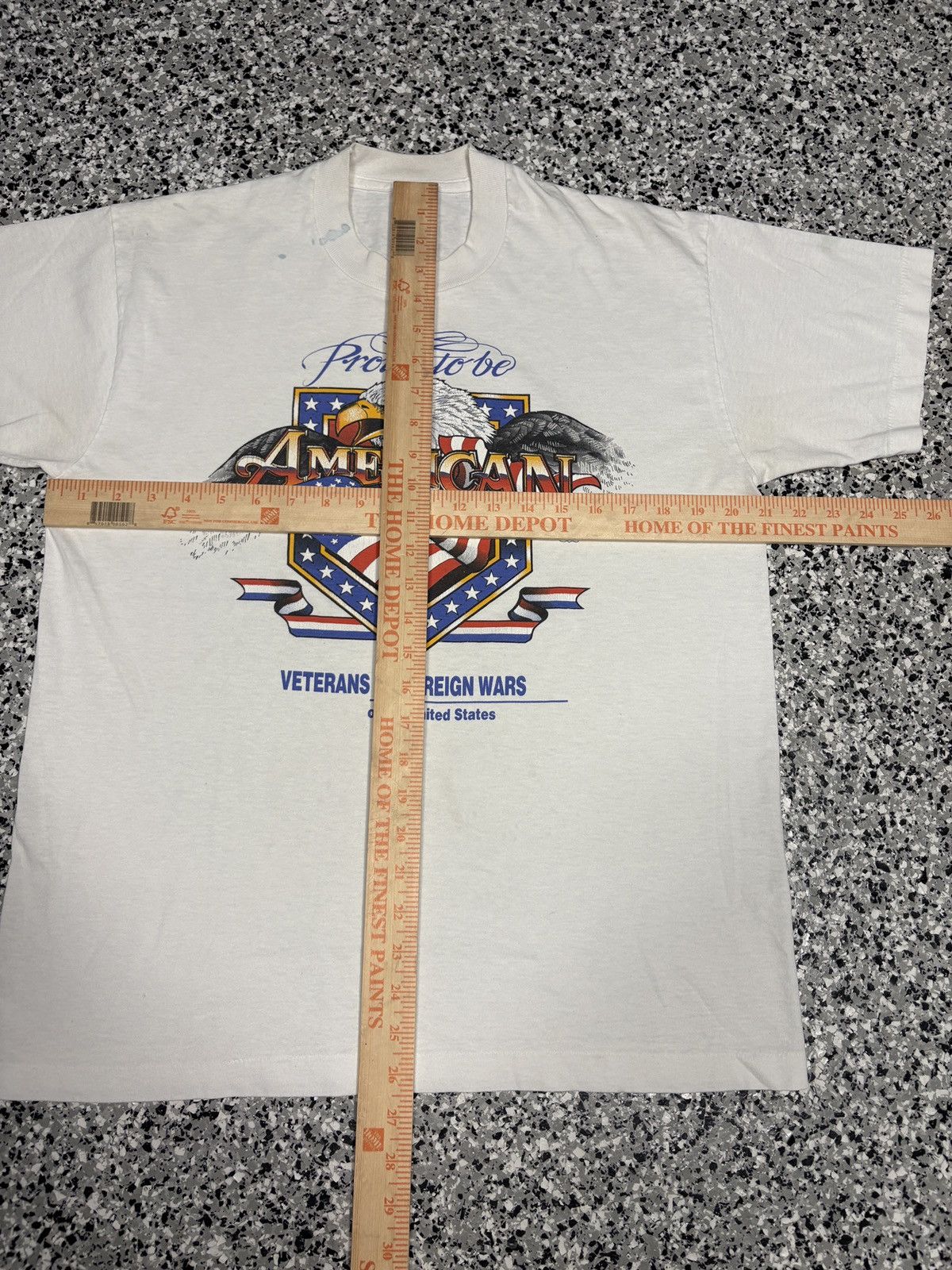 Hanes Vintage 1991 Hanes “Proud To Be American” T-Shirt Sz. M 0785 Size US M / EU 48-50 / 2 - 5 Thumbnail