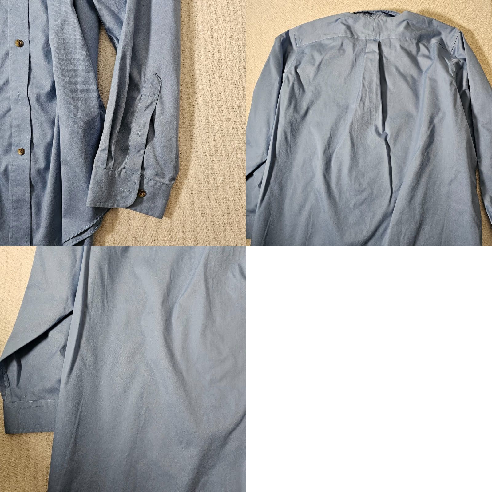 Vintage L.L. Bean Button-Up Shirt Mens 2XLT Blue Long Sleeve Collared Collar-Down Wrinkle Resistant Pocket Size US XXL / EU 58 / 5 - 8 Thumbnail