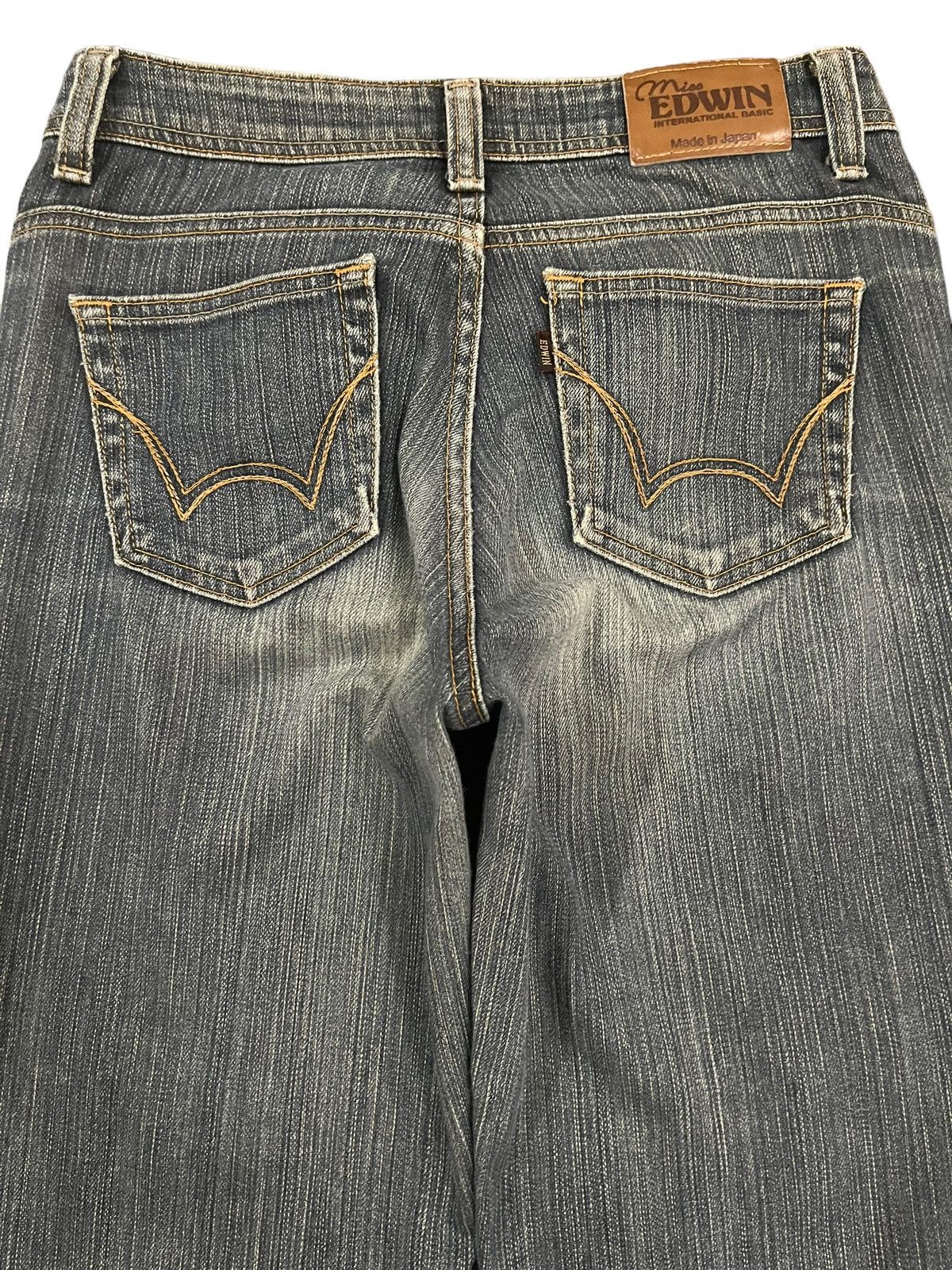 Edwin Vintage Edwin Japan Blue Wash Distress Style Bootcut Jeans Size 28" / US 6 / IT 42 - 4 Thumbnail