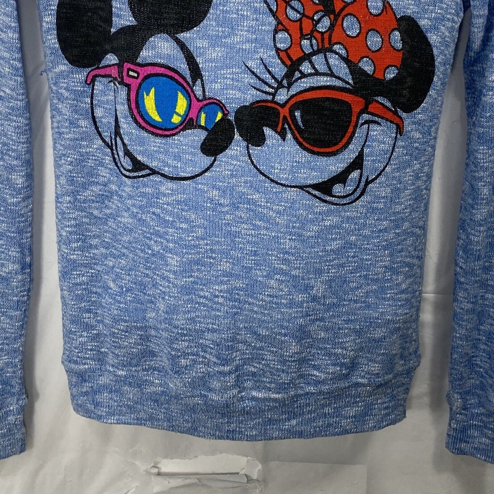 Disney Disney Mickey & Minnie Beach Crewneck Pullover Blue Sweater Size S / US 4 / IT 40 - 6 Thumbnail