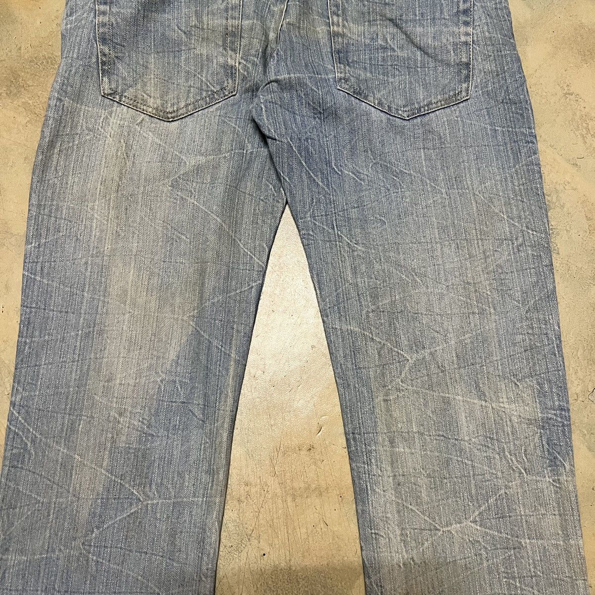 Japanese Brand Japanese Brand Double Waist Distressed Denim Jeans Size US 29 - 16 Thumbnail