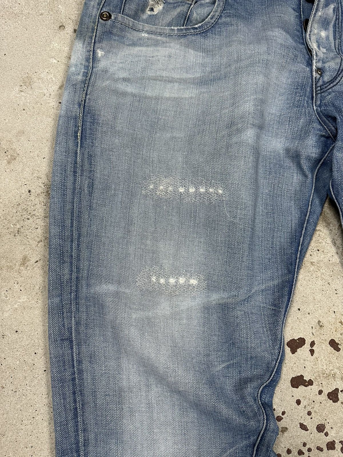 G-Star × Vintage Vintage Y2K G Star Raw Radar Tapered Reworked Denim Pants Size US 36 / EU 52 - 5 Thumbnail
