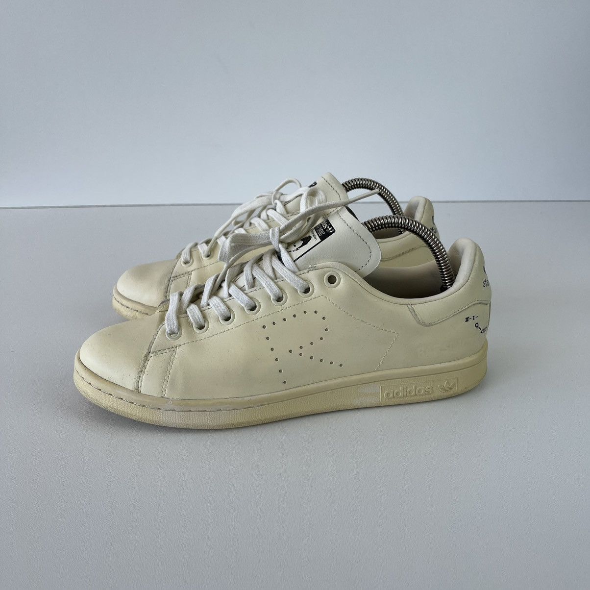 Adidas × Raf Simons Adidas by RAF Simon’s Stan Smith Shoes Cream White F34256 Size US 7.5 / EU 40-41 - 2 Thumbnail