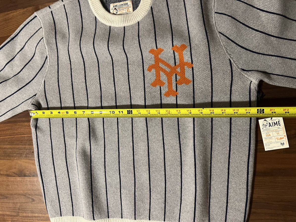 Aime Leon Dore Aime Leon Dore ALD / New York Mets Pinstripe Sweater Size XL Size US XL / EU 56 / 4 - 9 Thumbnail