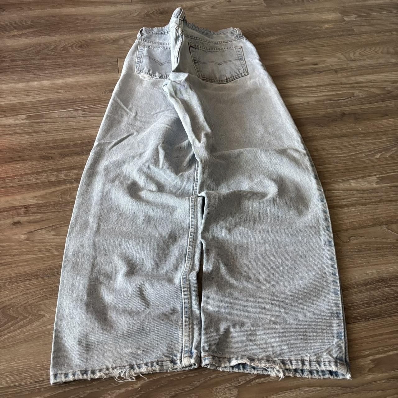 Levi's Crazy Vintage 90s Baggy Light Wash Levis Distressed Denim Jeans! 30x32 Size US 30 / EU 46 - 4 Thumbnail
