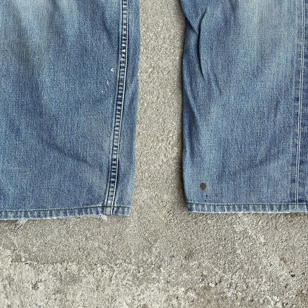Levi's × Levi's Vintage Clothing “DISTRESSED SELVEDGED LEVIS” RARE WHITELINE SELVEDGE DENIM Size US 30 / EU 46 - 5 Thumbnail