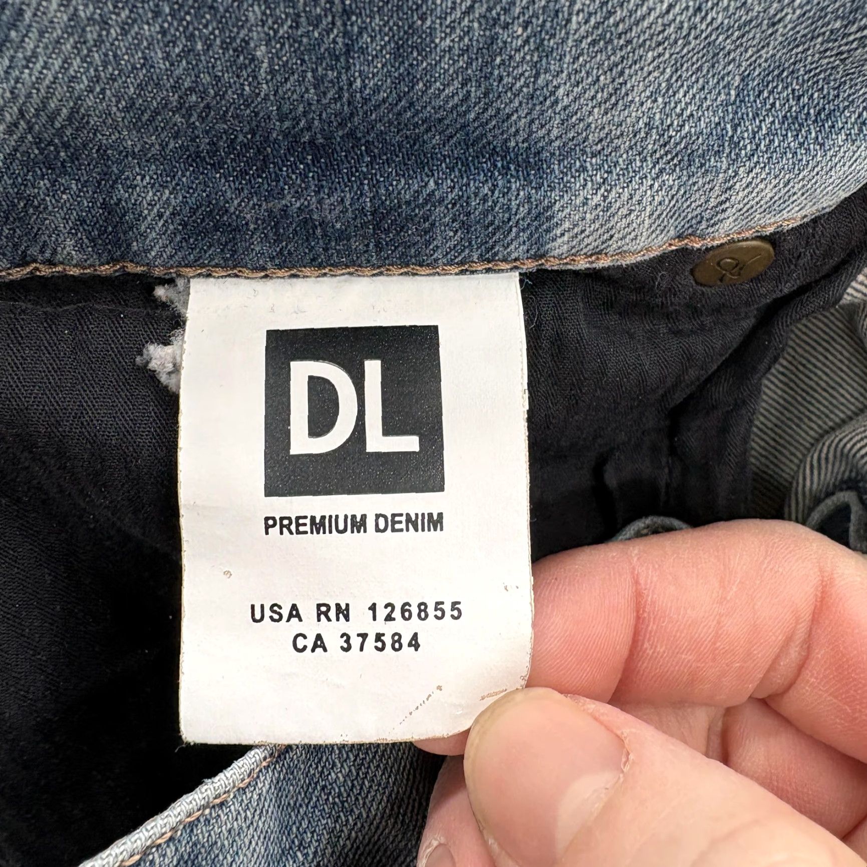 DL1961 DL1961 Vince Casual Straight Jeans Mens 34x32 Blue Medium Wash Comfort Denim Size US 34 / EU 50 - 7 Thumbnail