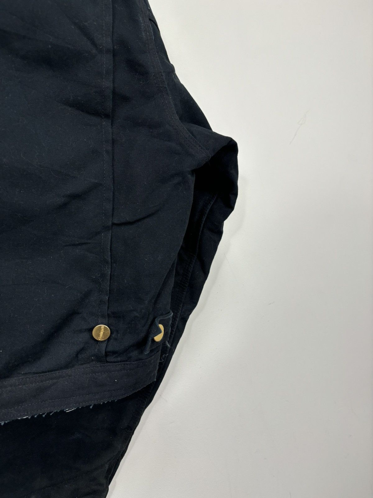 Carhartt Vintage 90s Carhartt USA Zip Pockets Hooded Cropped Jacket Size US L / EU 52-54 / 3 - 21 Thumbnail