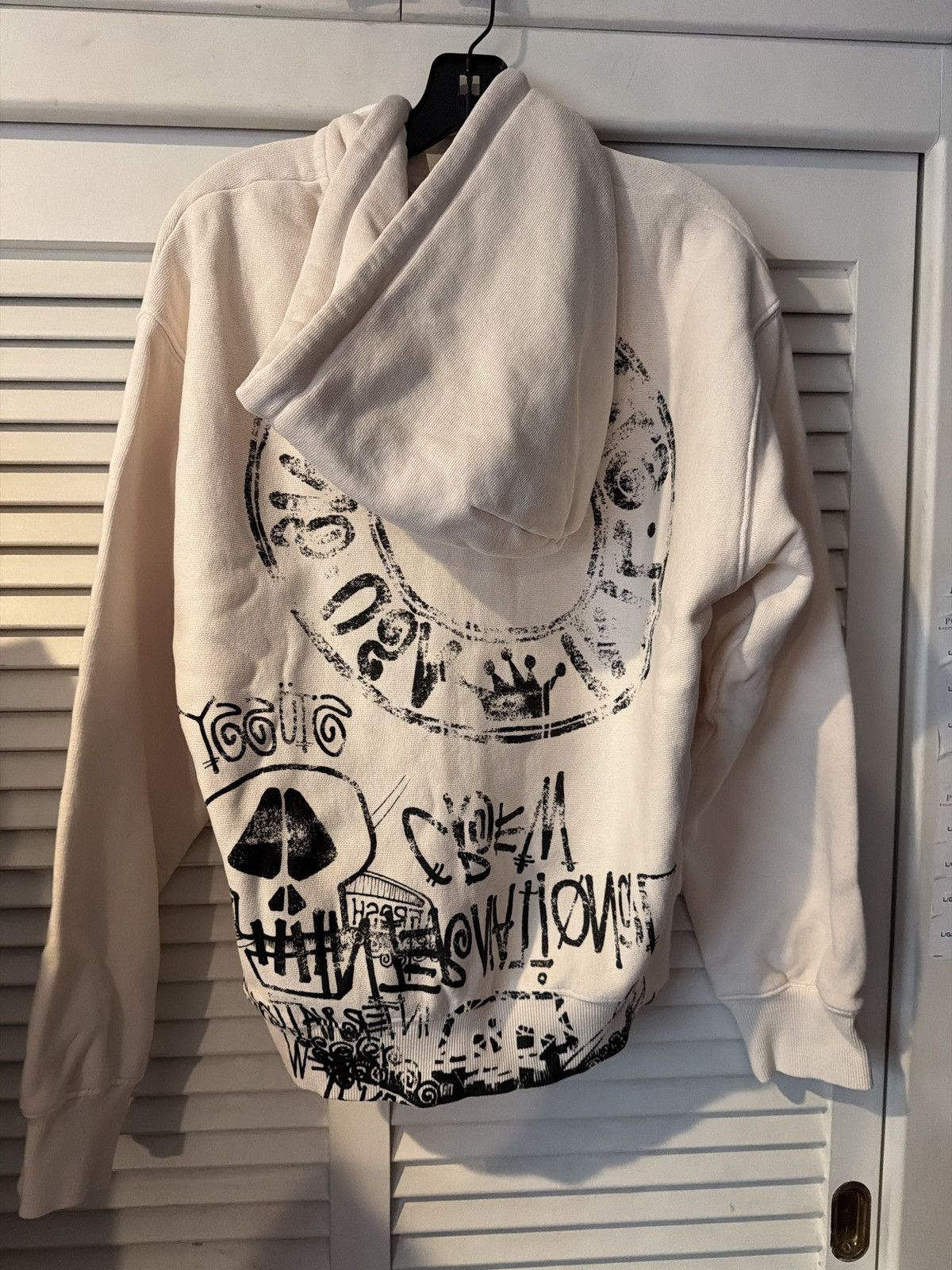 Stussy Stussy skulls dyed zip up hoodie bone small Size US S / EU 44-46 / 1 - 3 Thumbnail