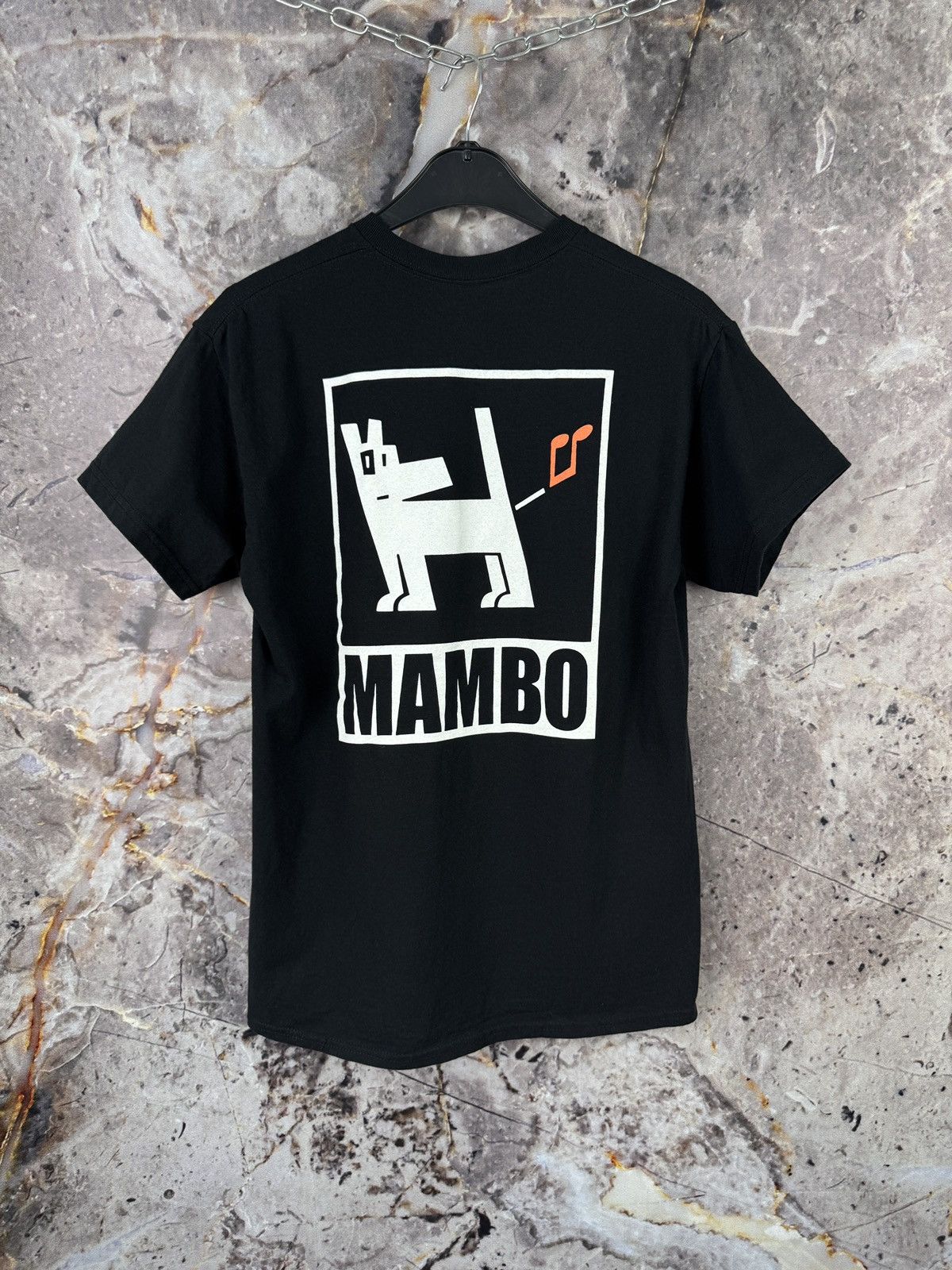 Mambo Men’s Mambo Graphics Dog Logo T-Shirt Black Size Medium Size US M / EU 48-50 / 2 - 8 Thumbnail