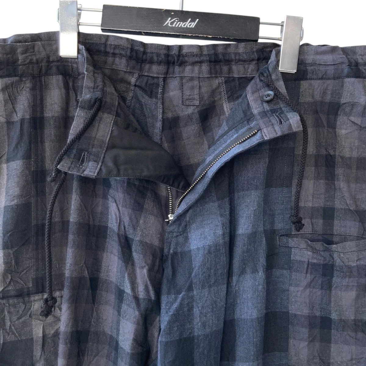 Yohji Yamamoto Yohji Yamamoto pour homme Cotton Check Pants Size US 40 / EU 56 - 3 Thumbnail