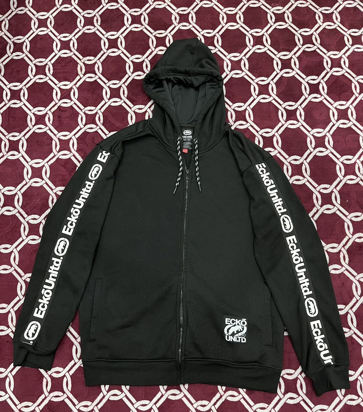 Ecko Unltd. Crazy Y2K Ecko Unltd. Zip Up Hoodie Size US L / EU 52-54 / 3 - 1 Thumbnail