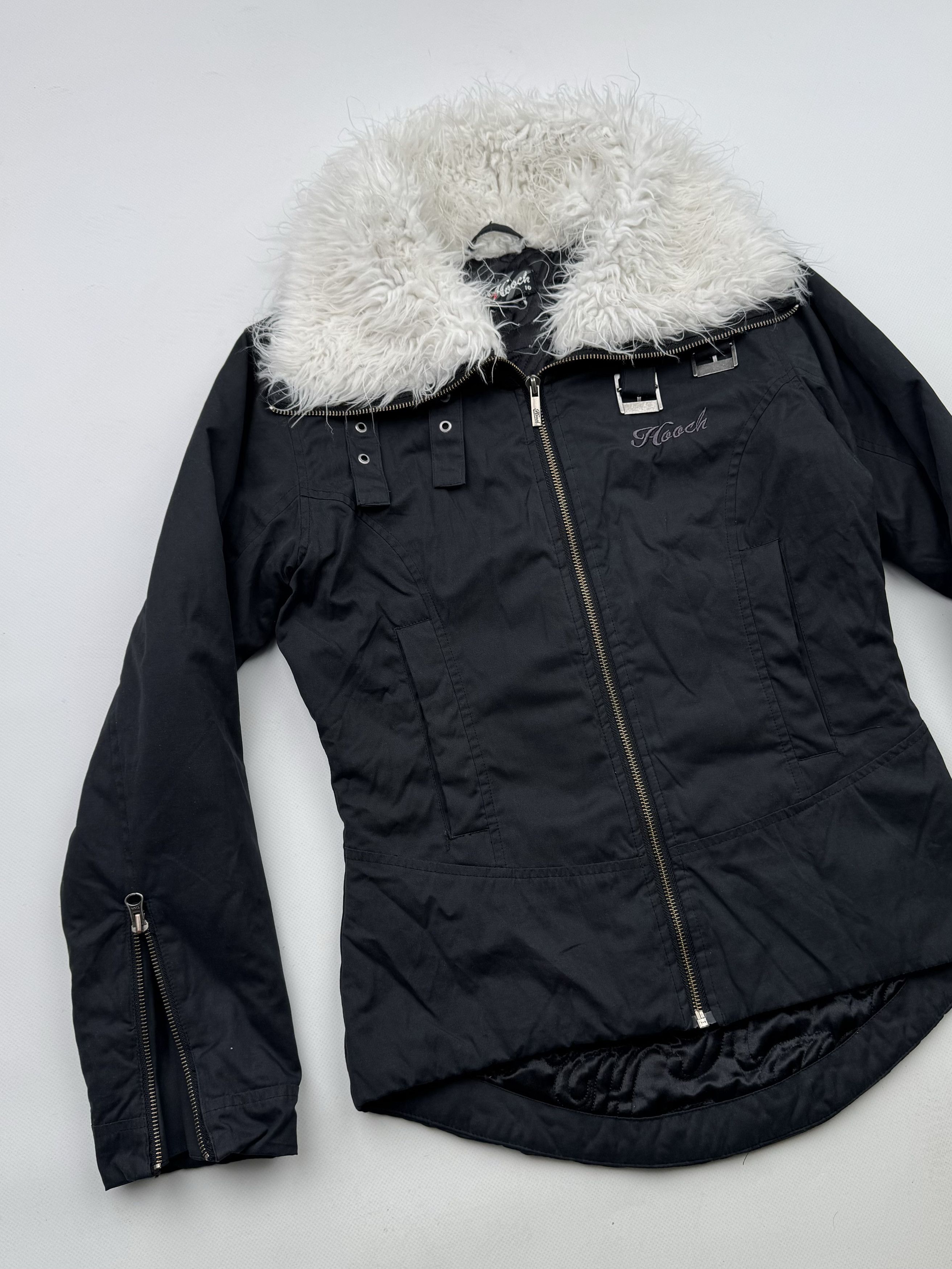 Japanese Brand 90's Jacket With Faux Fur Neck B19(V161)E2 Size M / US 6-8 / IT 42-44 - 2 Thumbnail