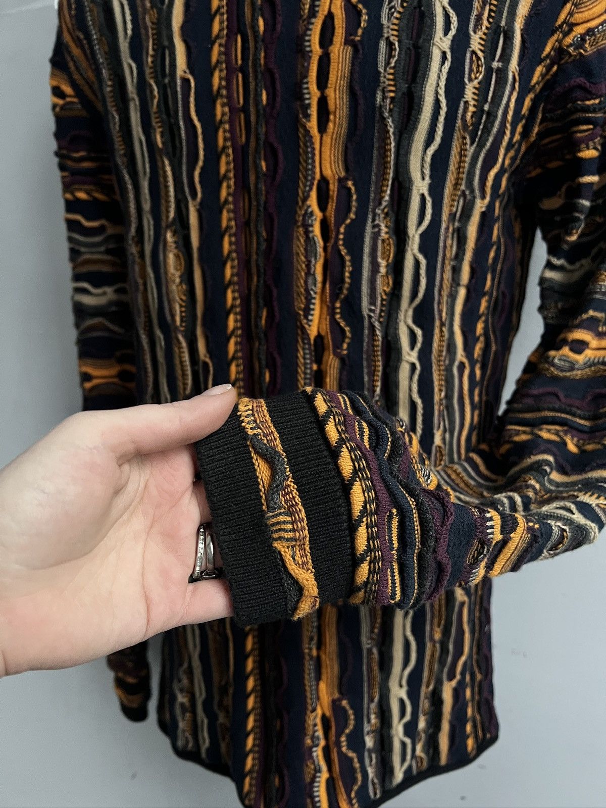 Coogi Coogi style coloured cable y2k sweater Australia hype Size US M / EU 48-50 / 2 - 5 Thumbnail