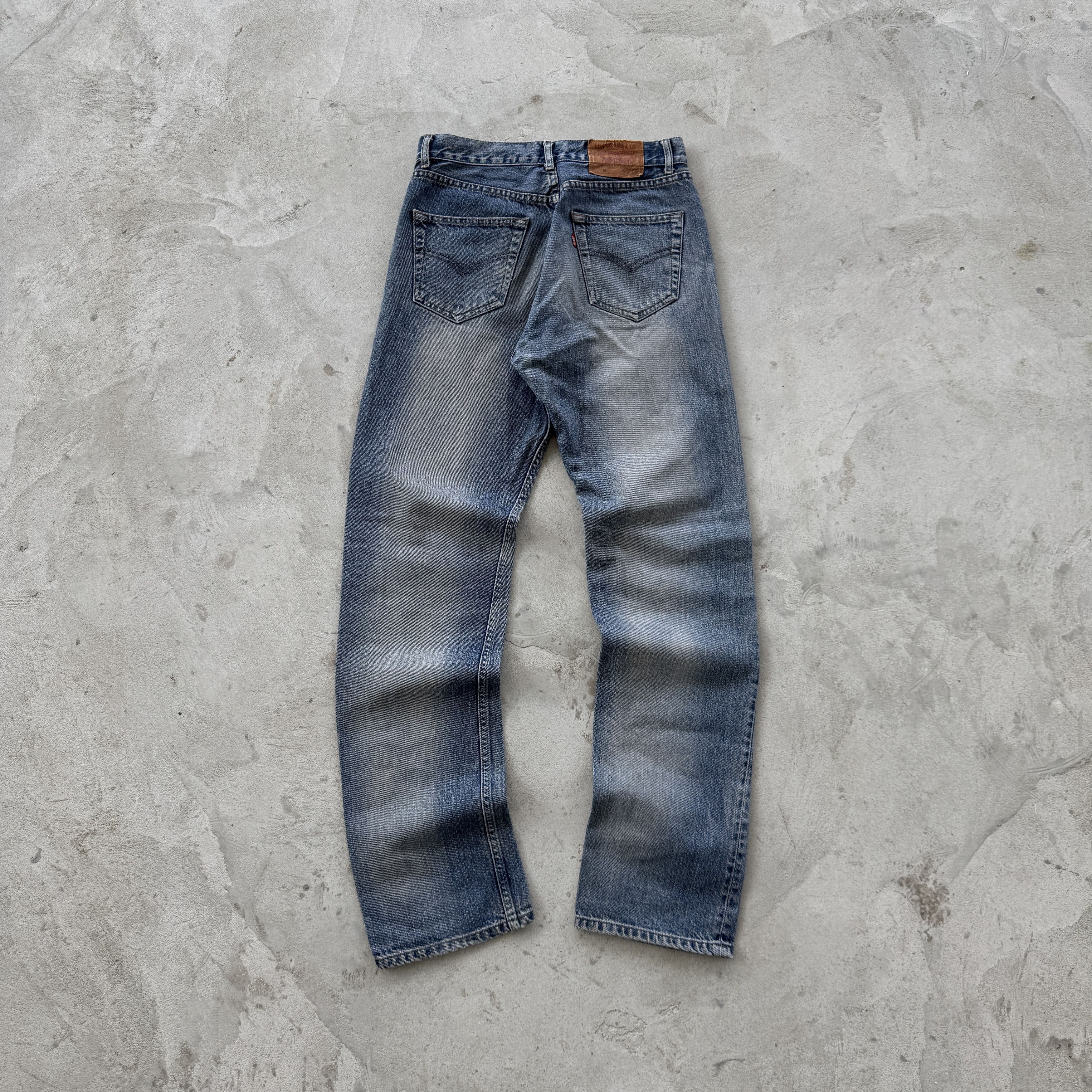 Levi's 90s Levi's 501 Washed Blue Denim Pants Size US 31 - 1 Thumbnail