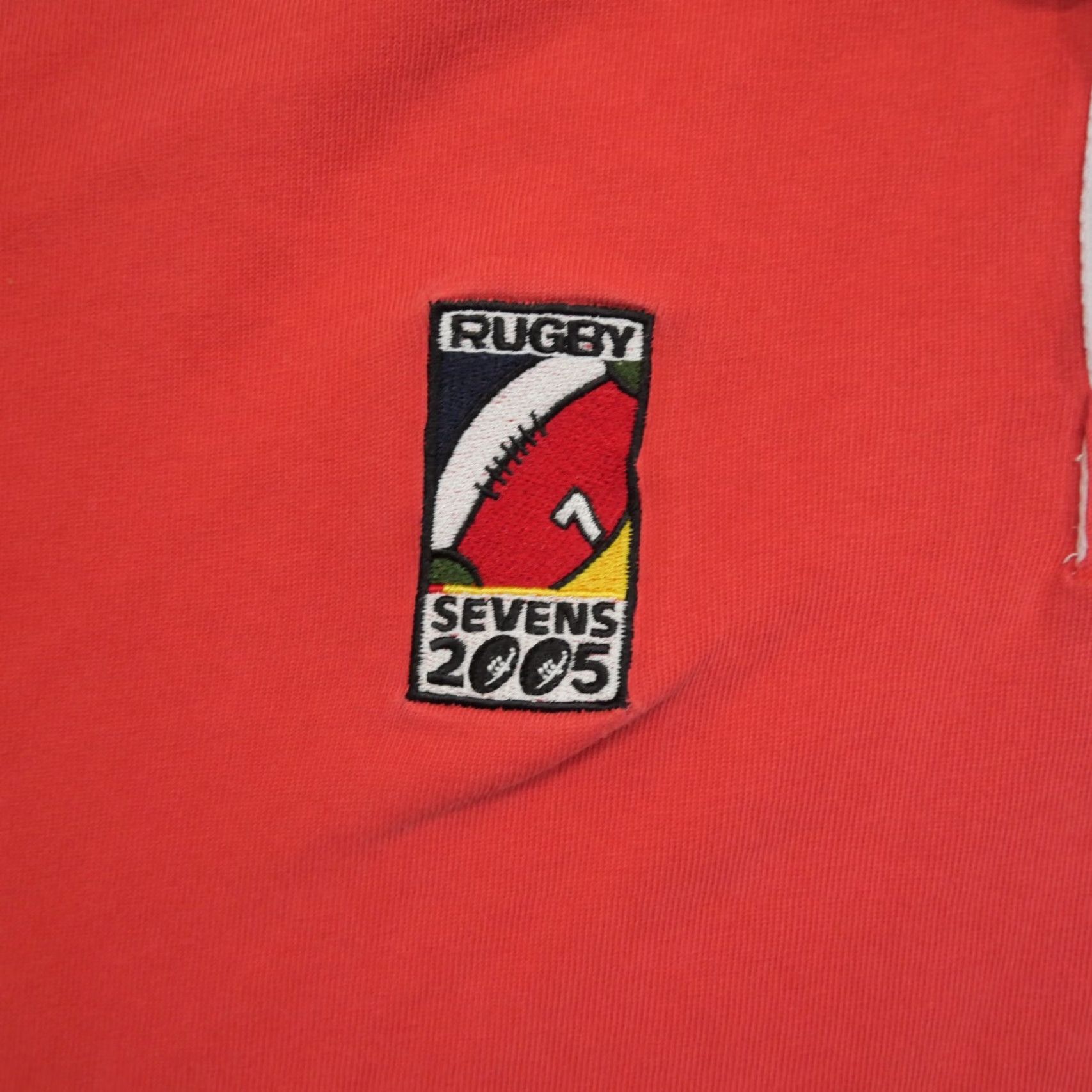 Vintage VINTAGE Rugby Seven Shirt Mens 2XL Red Wales Jersey Hong Kong 2005 Y2K Polo Short Sleeve Collared Knit Cotton Logo 90s Football Mens Size US XXL / EU 58 / 5 - 3 Thumbnail