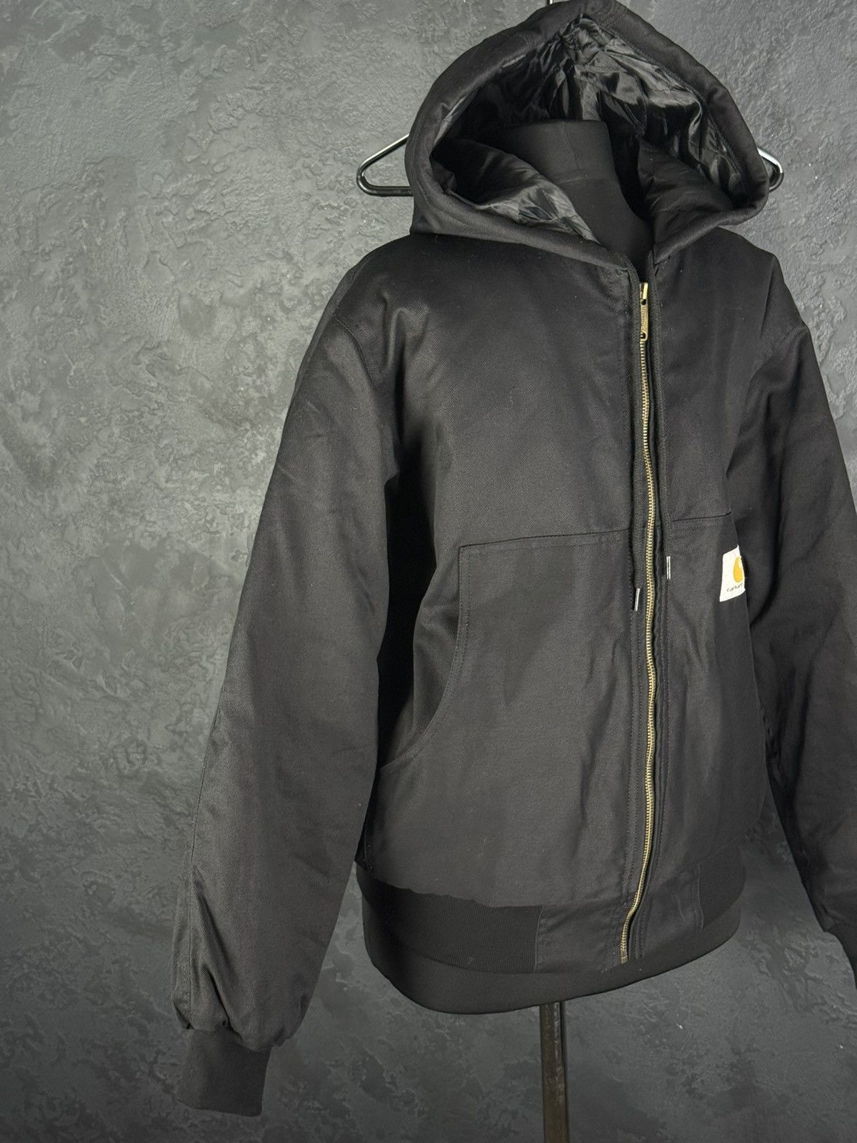 Carhartt CARHARTT Black Quilted Hooded Jacket Size Large MADE IN USA Size US L / EU 52-54 / 3 - 9 Thumbnail