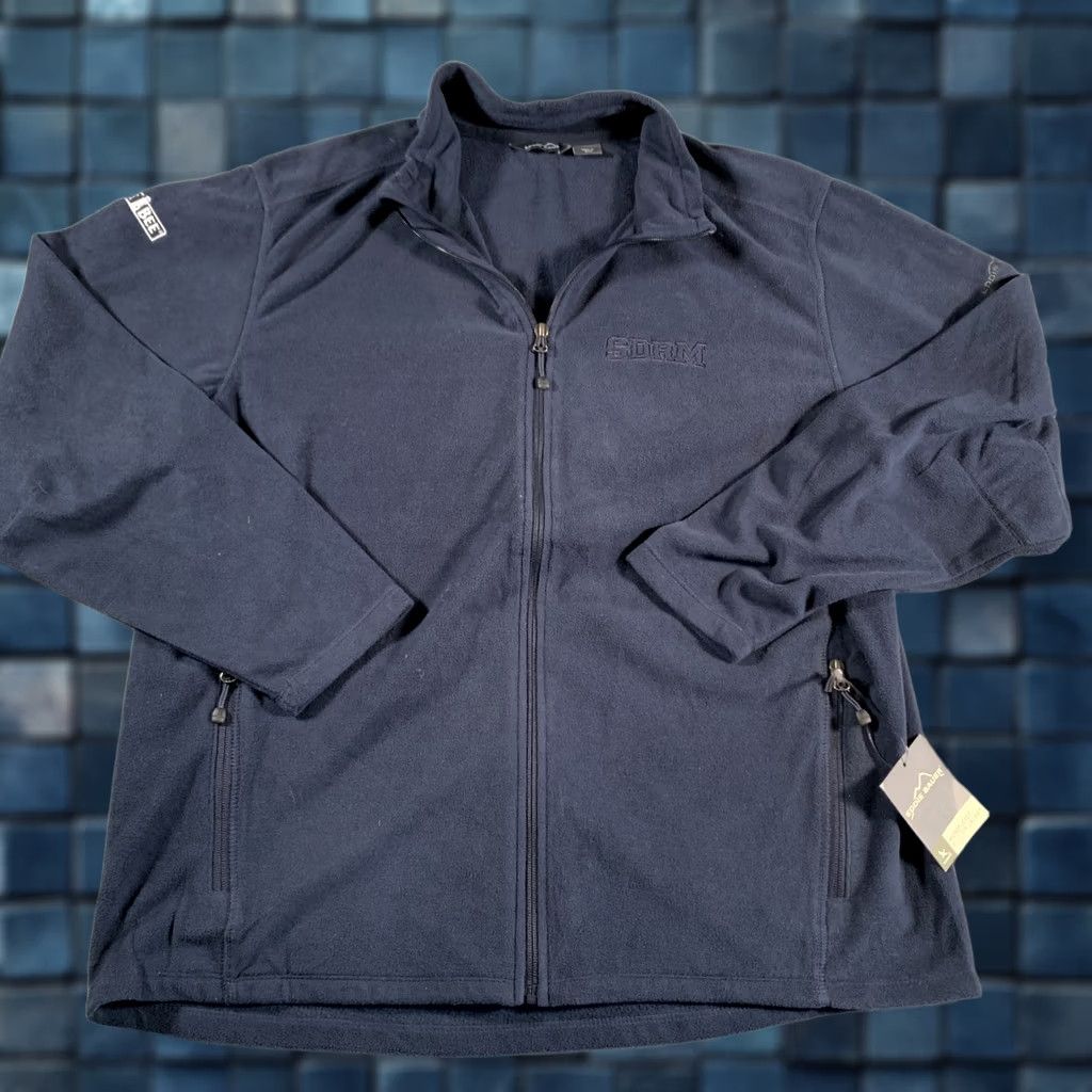 Eddie Bauer Eddie Bauer Navy Blue Microfleece Full Zip SDRM BUMBLE Embroidered Jacket Size US XXL / EU 58 / 5 - 1 Thumbnail