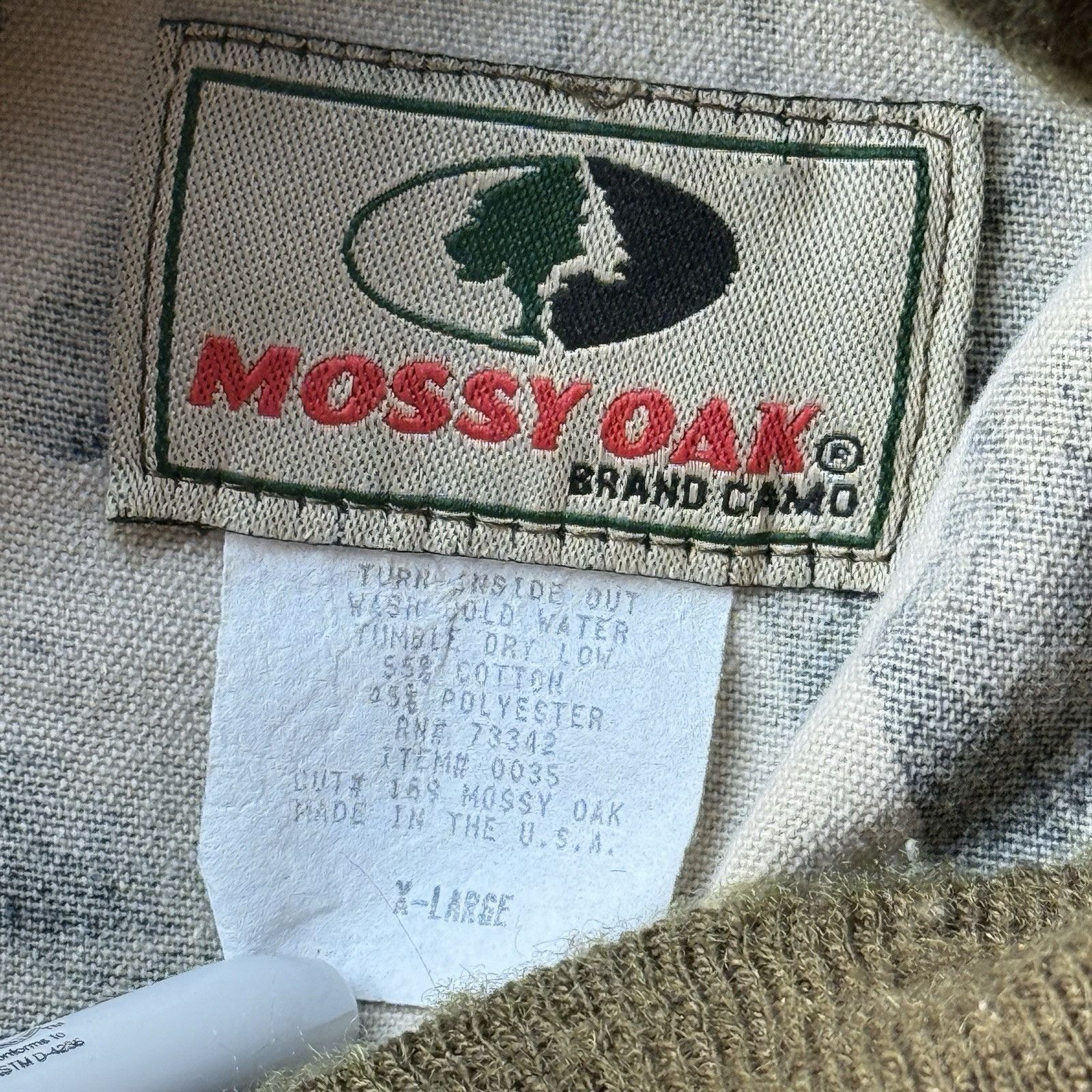 Mossy Oaks Vintage Mossy Oak Jacket Camouflage Bomber Hunting Mens XL Size US XL / EU 56 / 4 - 9 Thumbnail