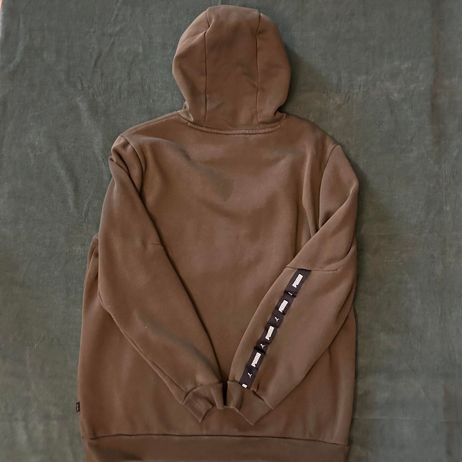 Puma Olive green puma pullover hoodie Size US L / EU 52-54 / 3 - 6 Thumbnail