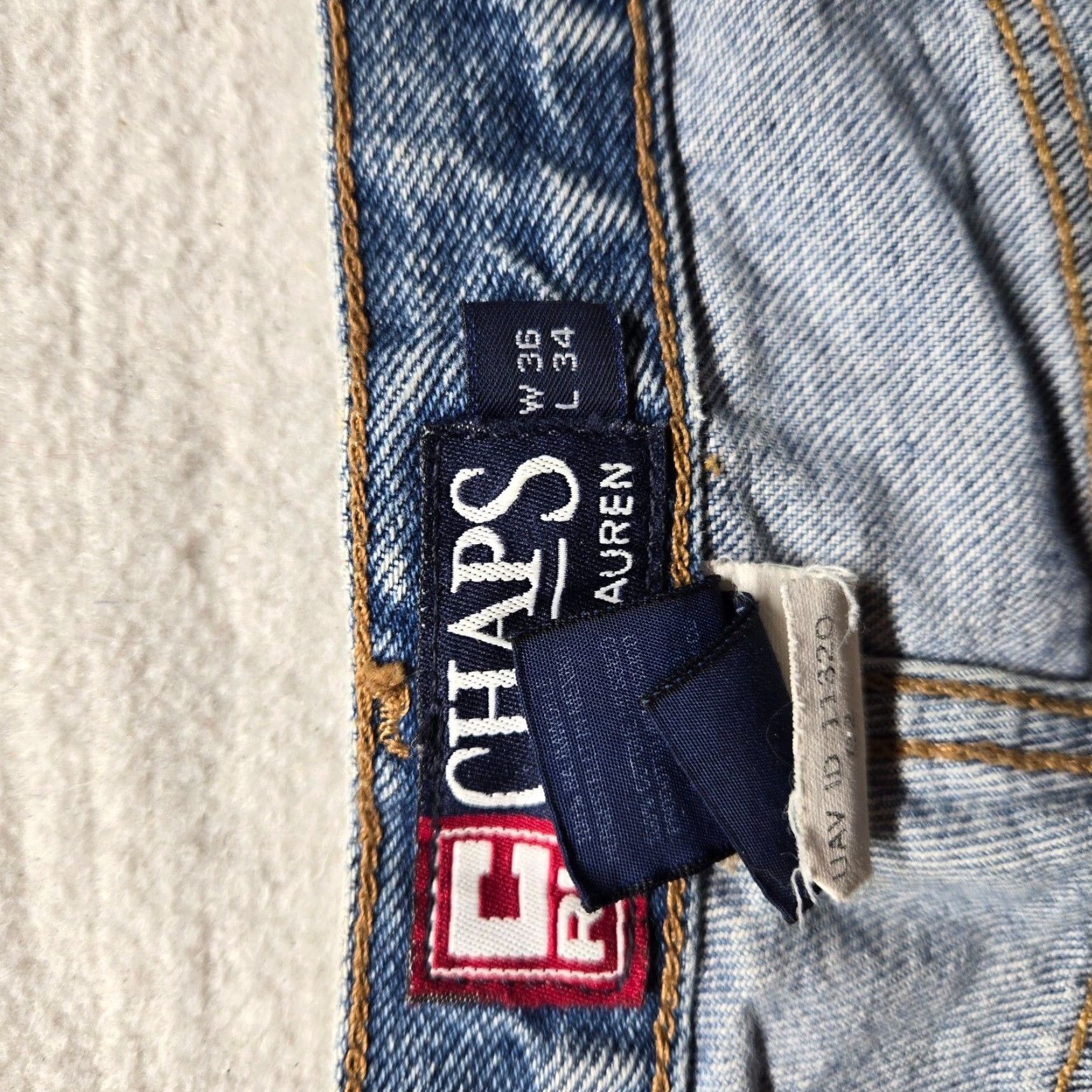 Chaps Chaps Ralph Lauren Jeans Denim Pants Classic Fit Adult Men's 36x34 Blue 5-Pocket Mens Size US 36 / EU 52 - 4 Thumbnail