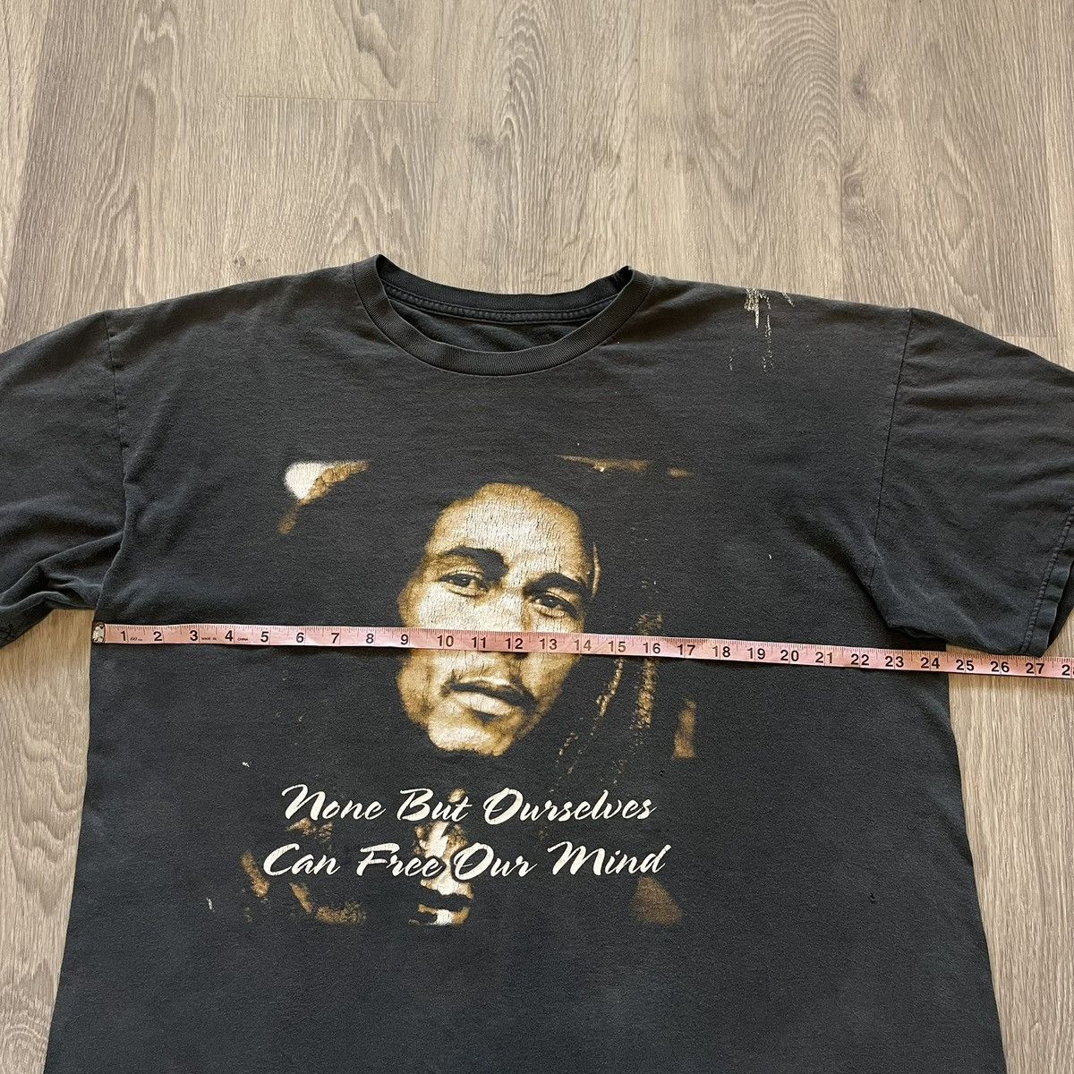Vintage Vintage Bob Marley Distressed Tee L Size US L / EU 52-54 / 3 - 3 Thumbnail